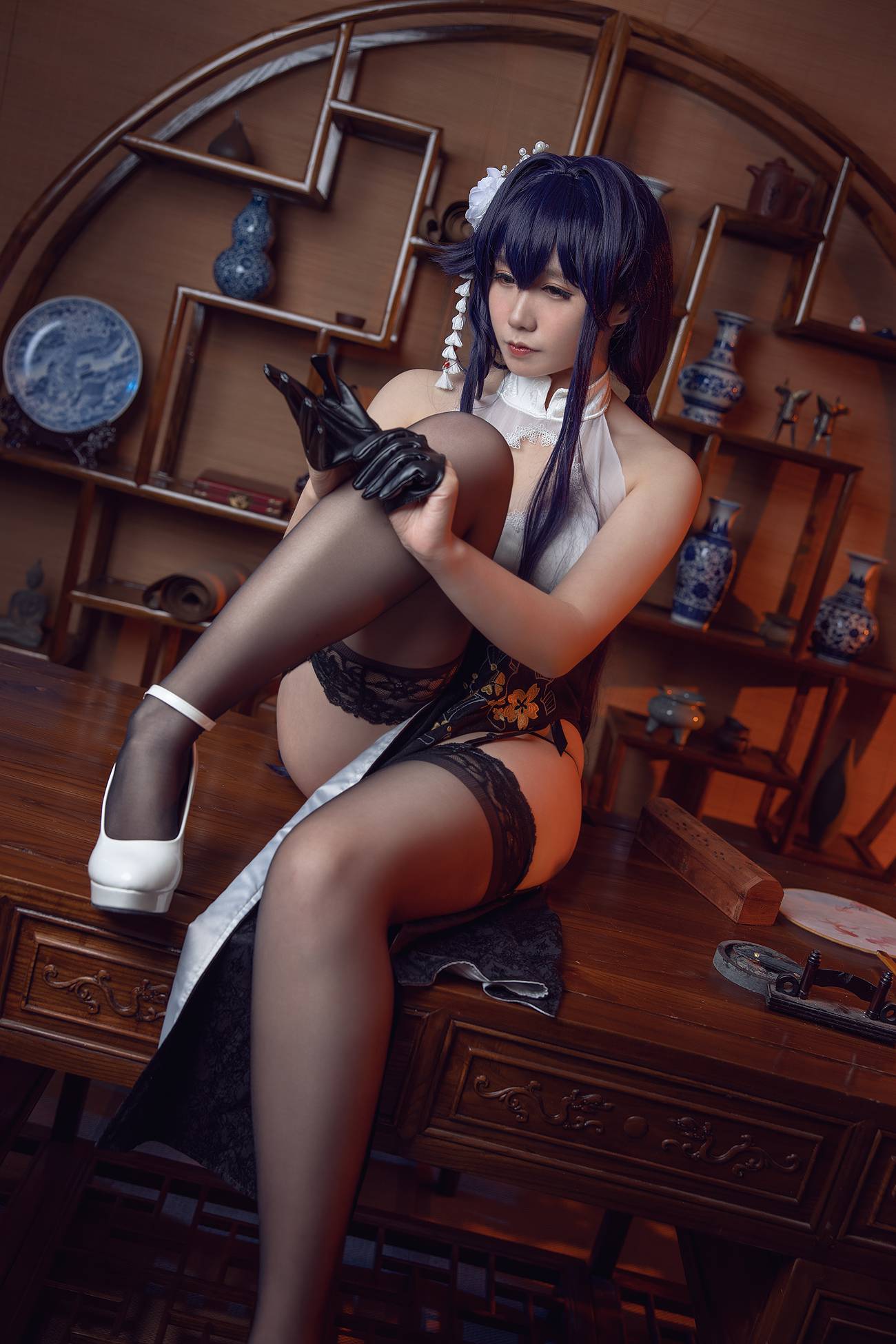 图片[29]-麻花麻花酱 NO.020 – 吾妻旗袍[30P] – 速更版-美库