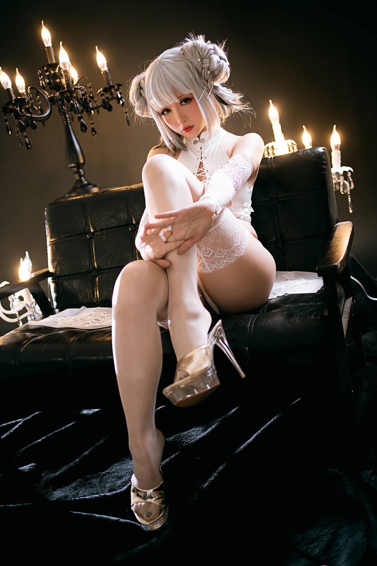 图片[30]-星之迟迟 – 白狗勾 旗袍[90P] – 速更版-美库