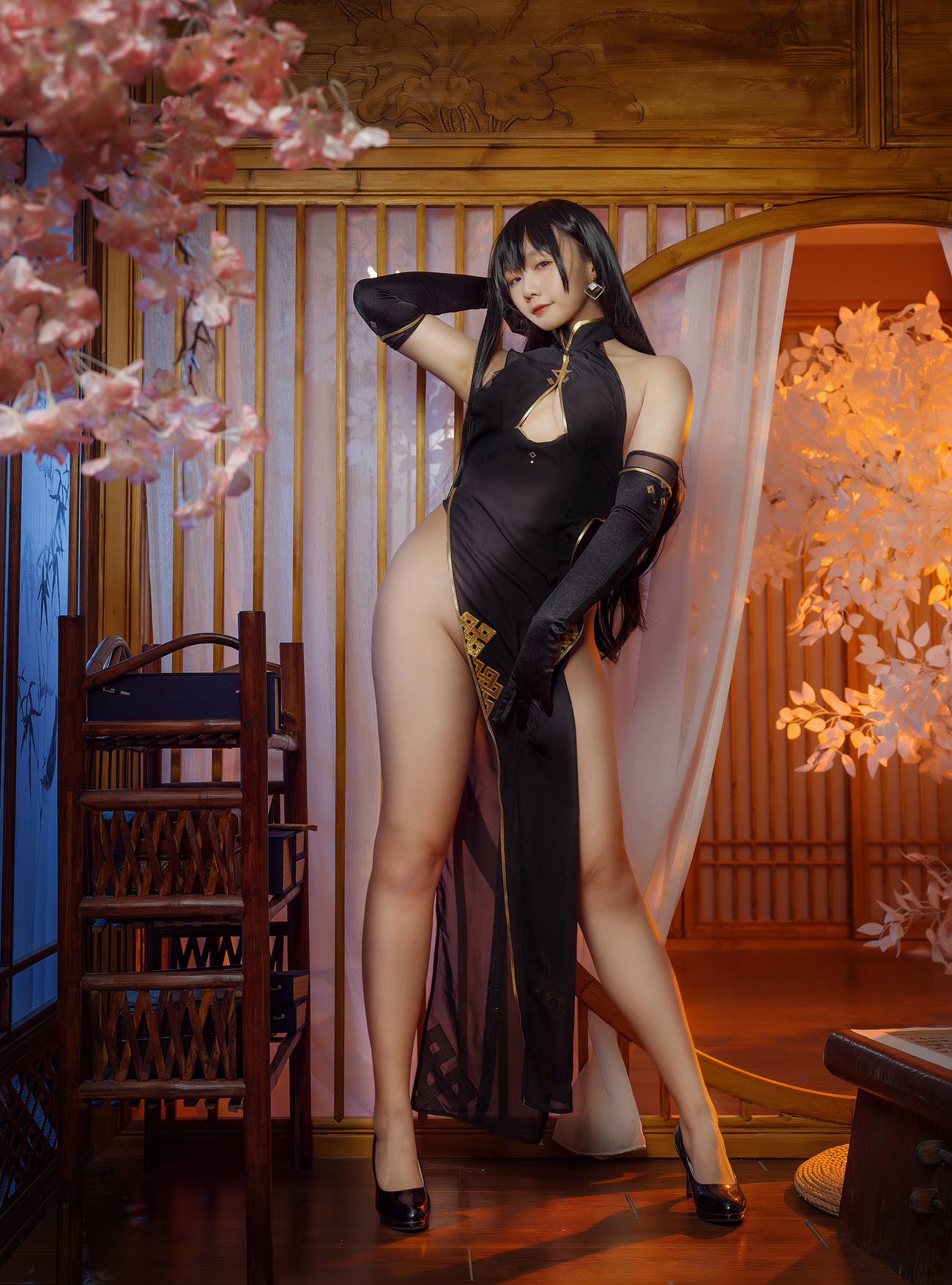 图片[10]-麻花麻花酱 NO.022 – 特典旗袍[25P] – 速更版-美库