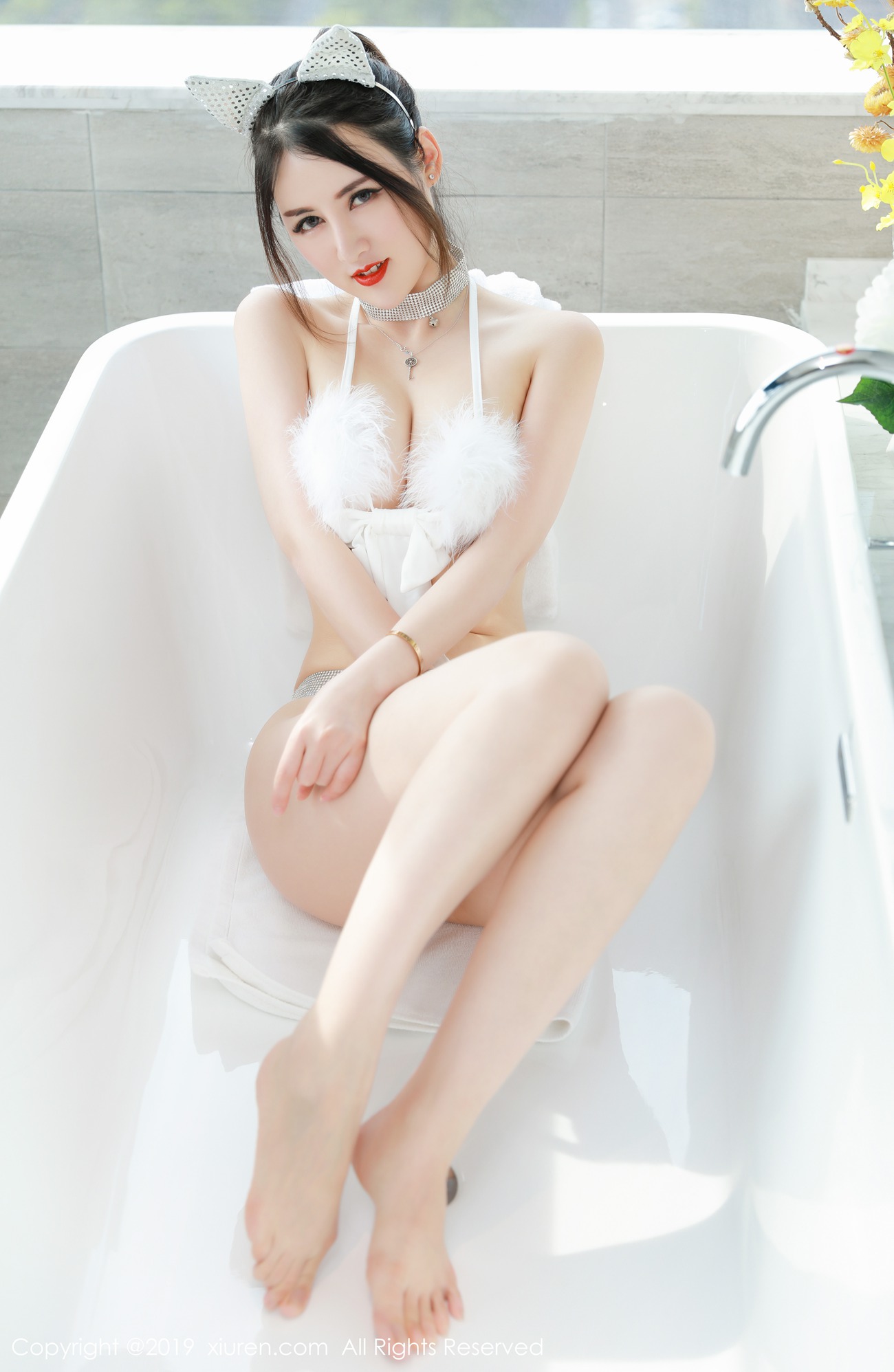 图片[12]-[Xiuren秀人网]XR20190702N01527 2019.07.02 NO.1527 魅惑黑丝与性感猫耳装 诗诗kiki[40+1P] – 速更版-美库