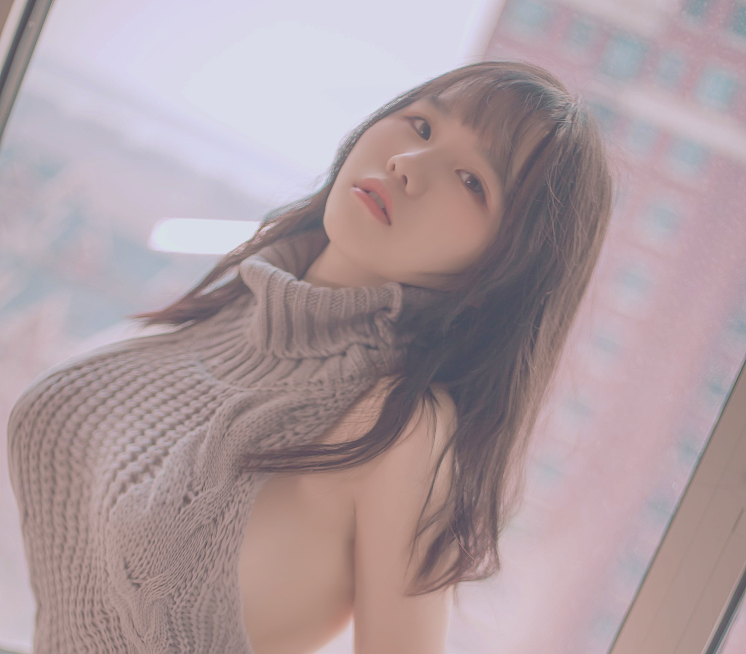 图片[20]-阿半今天很开心 – 露背毛衣[28P] – 速更版-美库