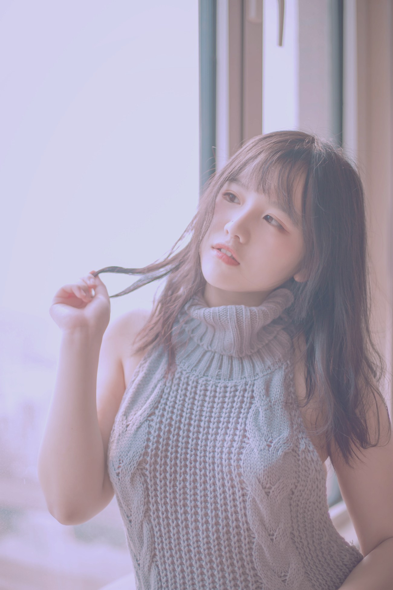 图片[21]-阿半今天很开心 – 露背毛衣[28P] – 速更版-美库