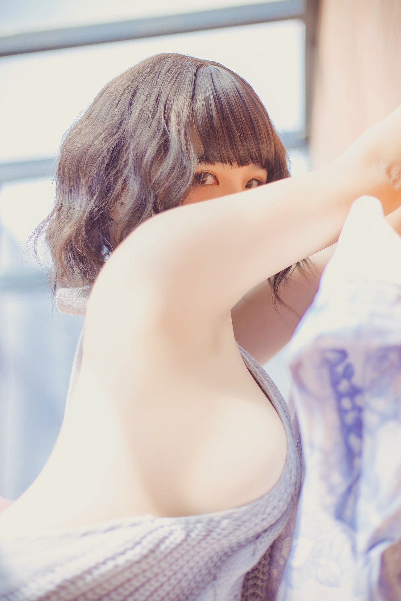 图片[23]-阿半今天很开心 – 露背毛衣[28P] – 速更版-美库