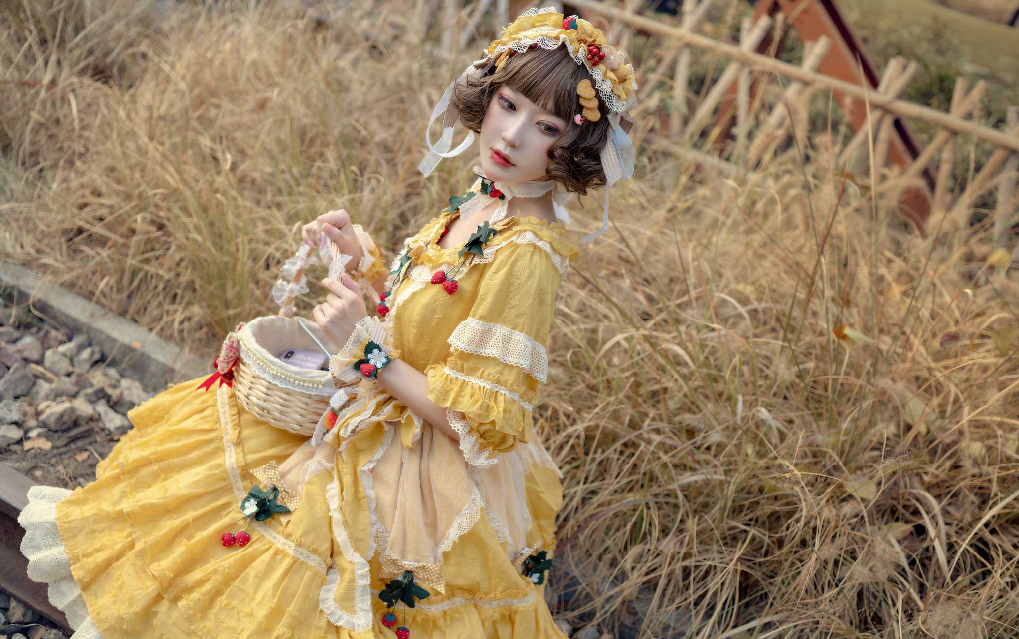 图片[11]-阿包也是兔娘 – lolita黄裙[12P] – 速更版-美库