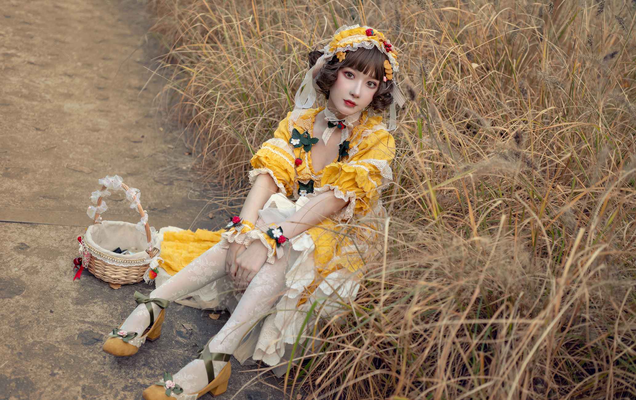 图片[12]-阿包也是兔娘 – lolita黄裙[12P] – 速更版-美库