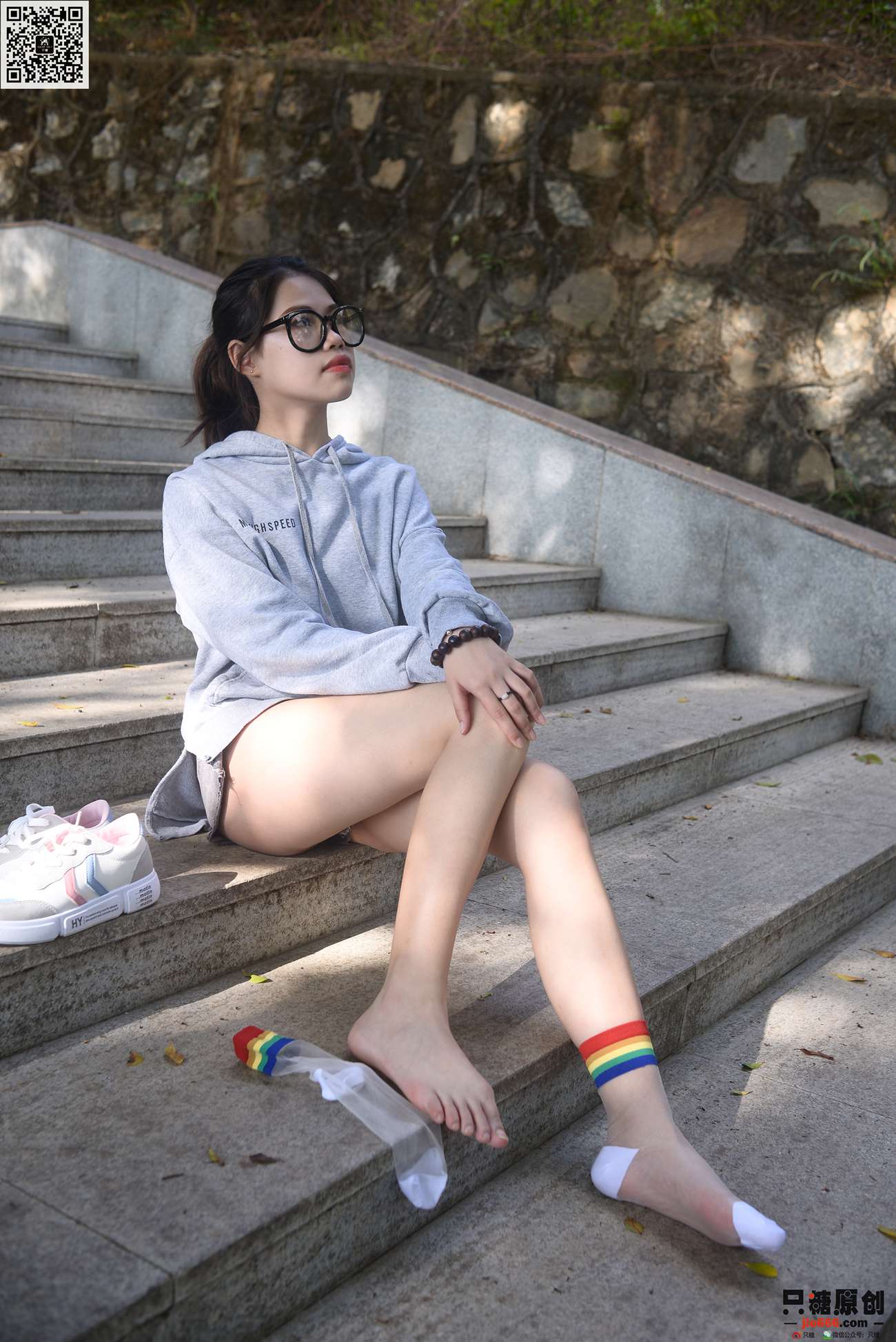 图片[11]-[只糖棉袜]NO.272 苏瑶 轻盈的蓝[120P] – 速更版-美库