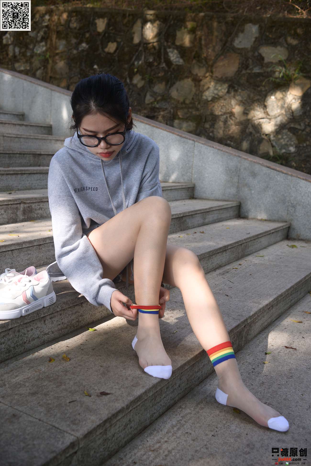 图片[17]-[只糖棉袜]NO.272 苏瑶 轻盈的蓝[120P] – 速更版-美库