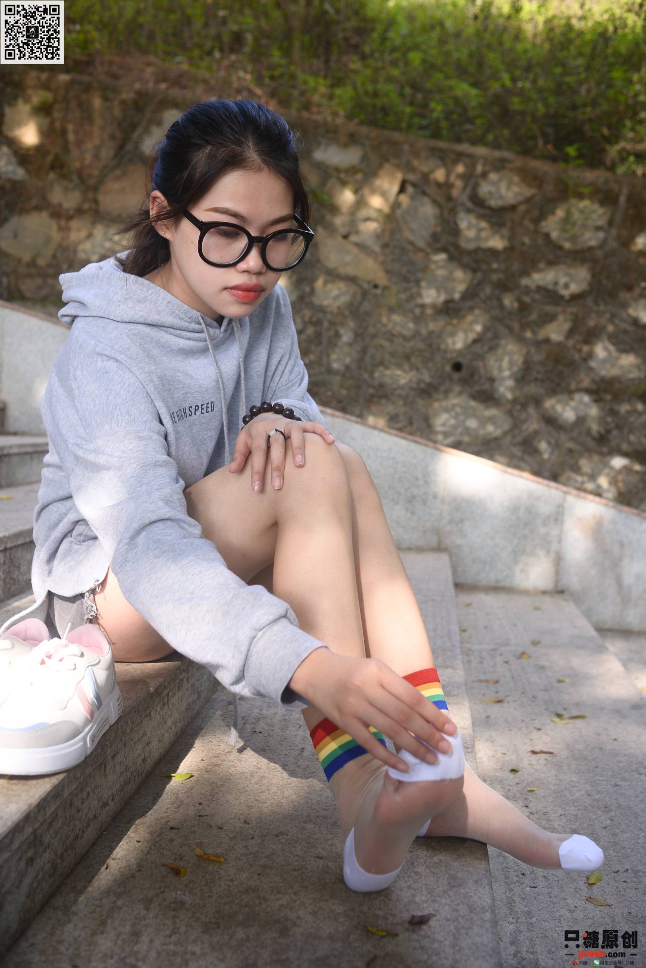 图片[26]-[只糖棉袜]NO.272 苏瑶 轻盈的蓝[120P] – 速更版-美库