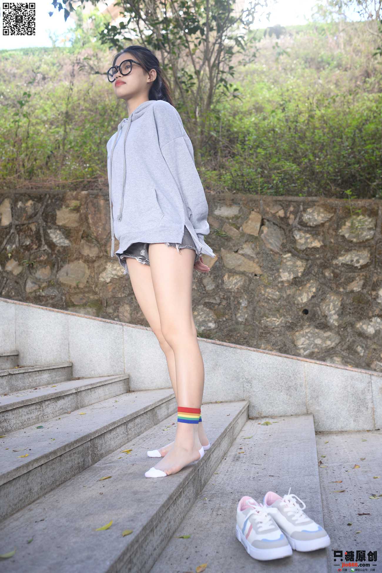 图片[34]-[只糖棉袜]NO.272 苏瑶 轻盈的蓝[120P] – 速更版-美库