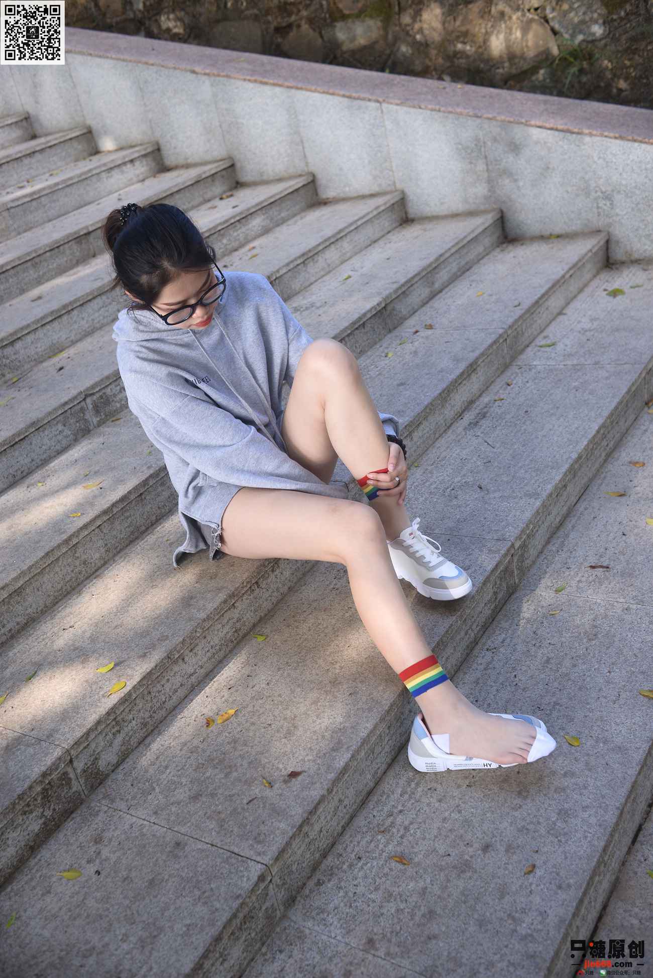 图片[53]-[只糖棉袜]NO.272 苏瑶 轻盈的蓝[120P] – 速更版-美库