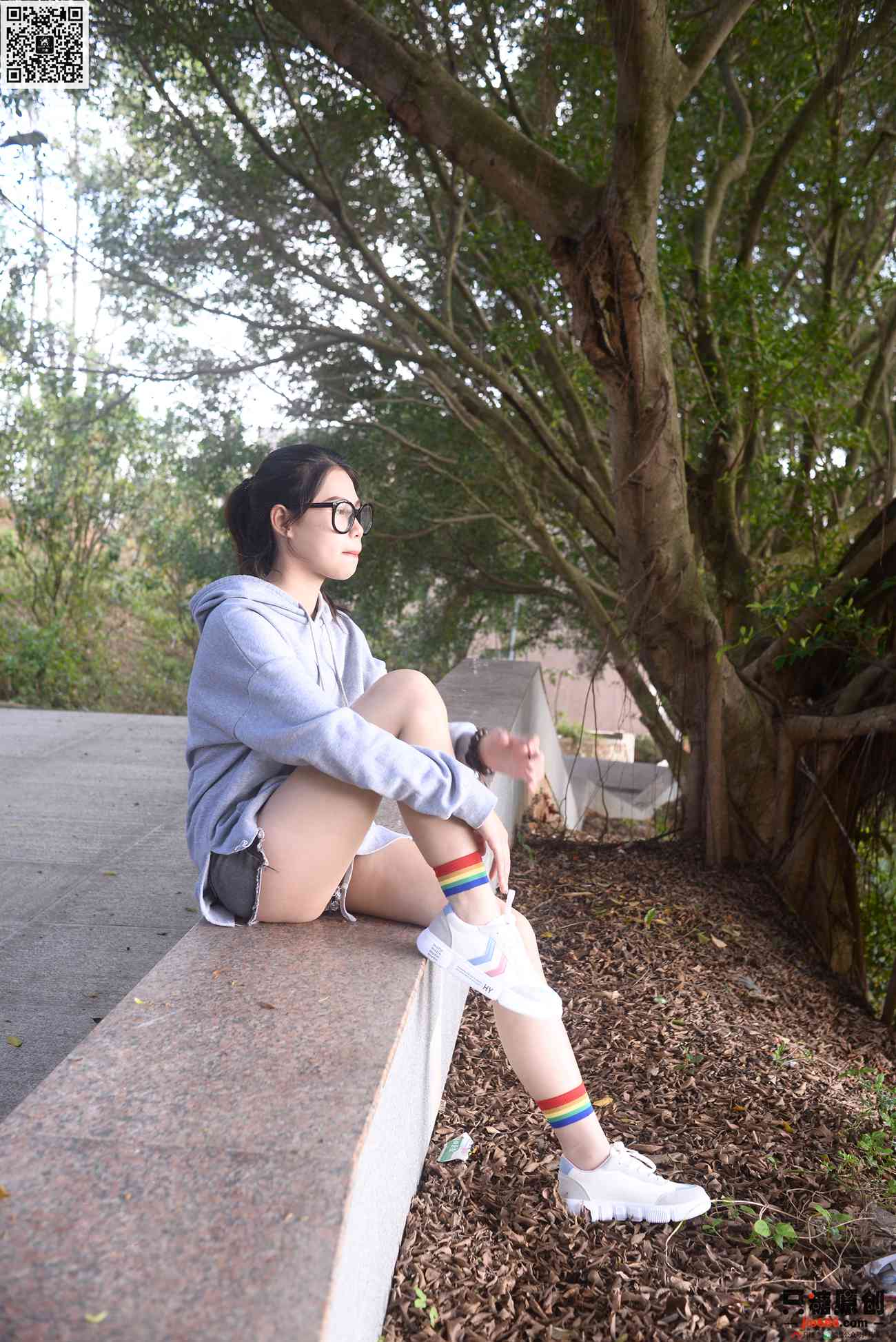 图片[109]-[只糖棉袜]NO.272 苏瑶 轻盈的蓝[120P] – 速更版-美库