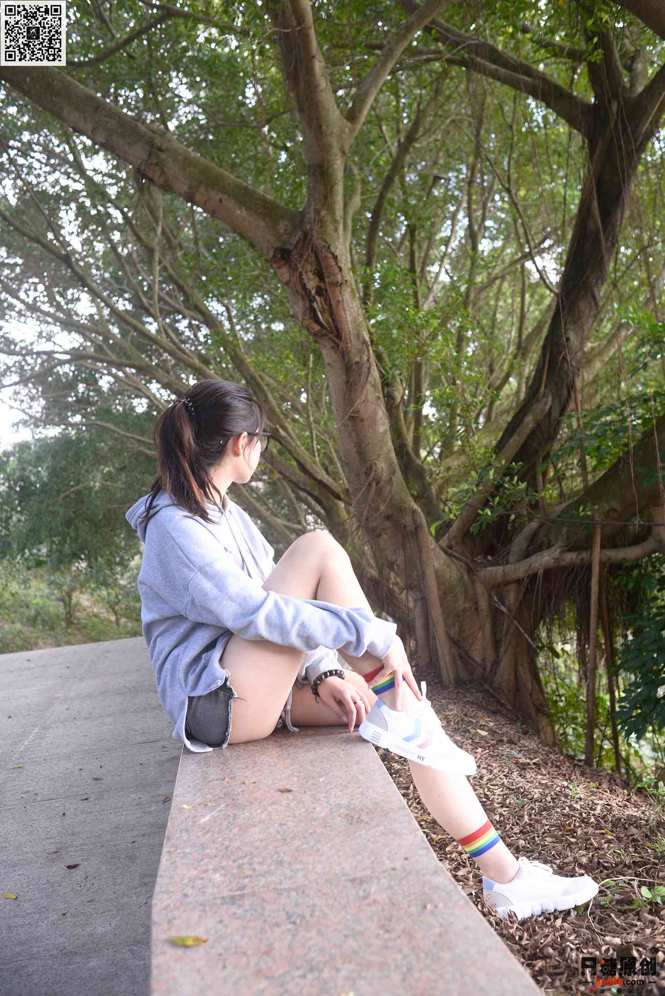 图片[120]-[只糖棉袜]NO.272 苏瑶 轻盈的蓝[120P] – 速更版-美库