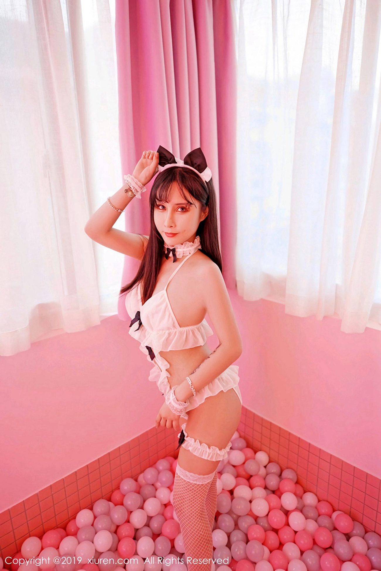图片[12]-[Xiuren秀人网]XR20190812N01610 2019.08.12 NO.1610 不知火舞与魅惑网袜 邱淑贝[40+1P] – 速更版-美库
