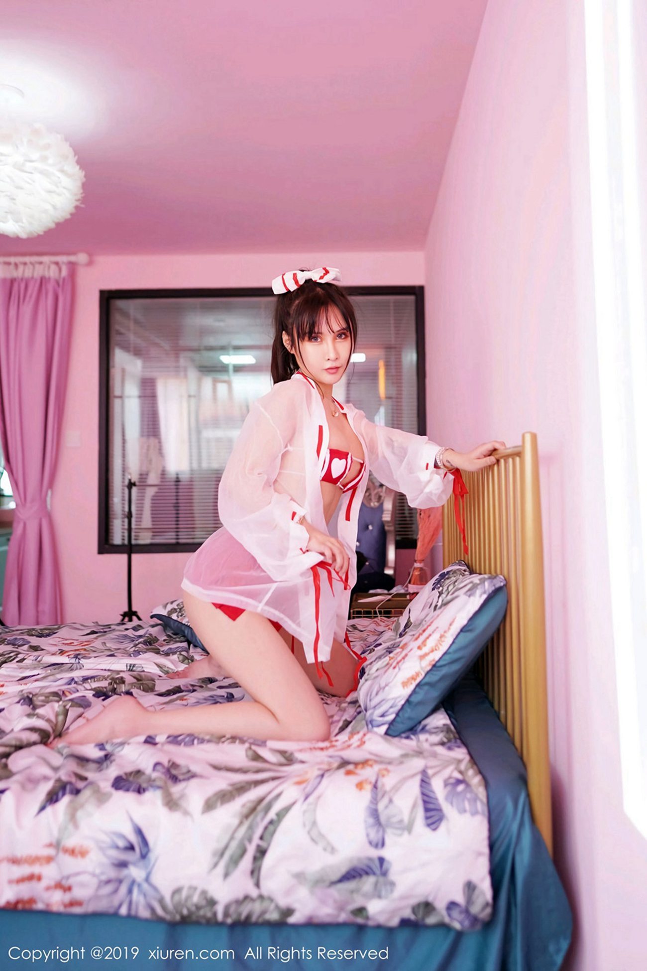 图片[34]-[Xiuren秀人网]XR20190812N01610 2019.08.12 NO.1610 不知火舞与魅惑网袜 邱淑贝[40+1P] – 速更版-美库