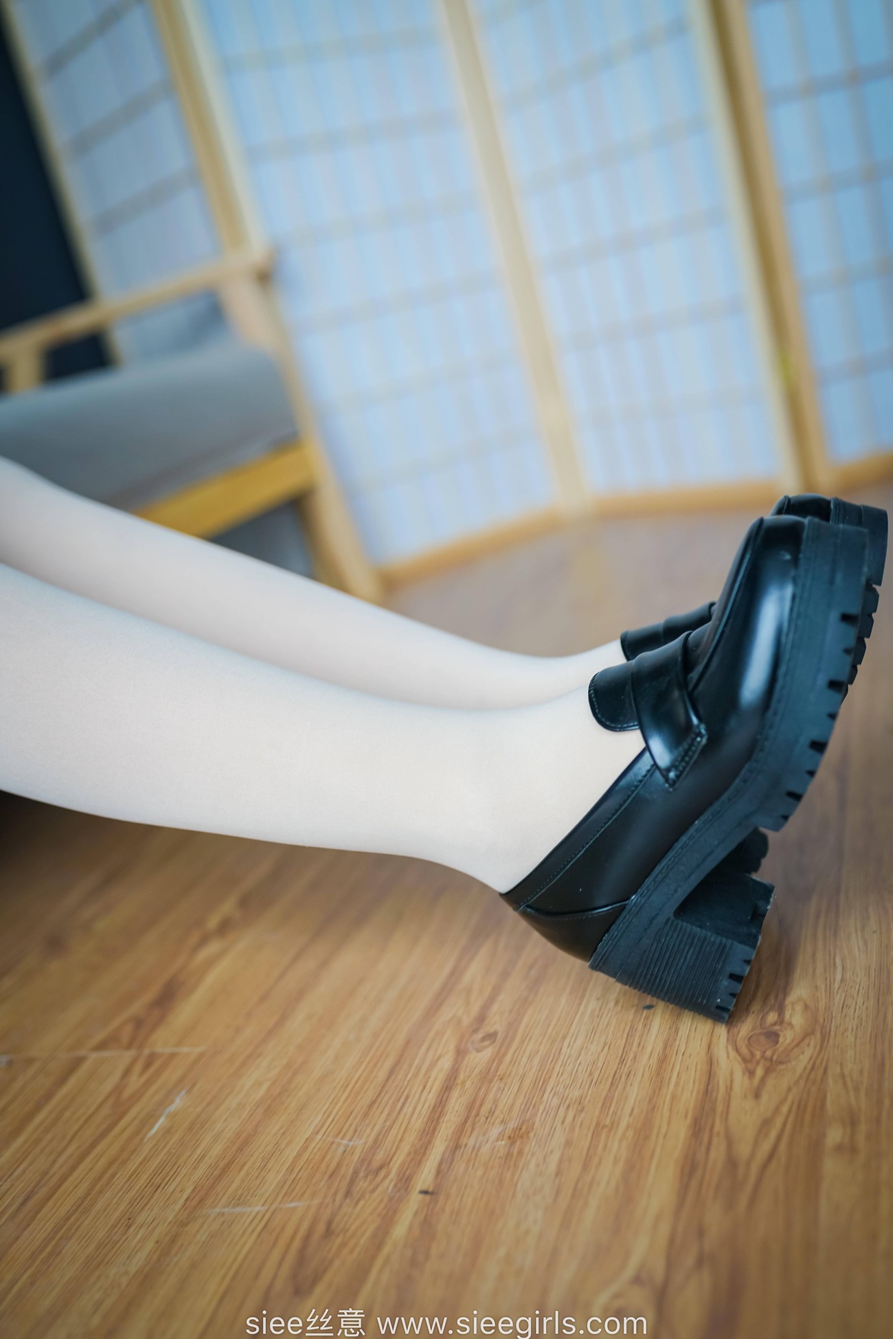 图片[33]-[SIEE丝意]NO.472 文文 小皮鞋学生装 厚肉丝[65P] – 速更版-美库