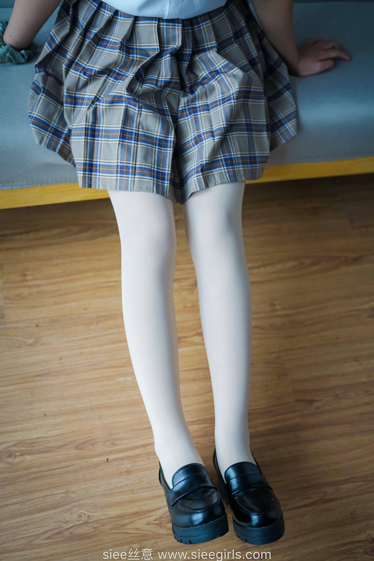 图片[36]-[SIEE丝意]NO.472 文文 小皮鞋学生装 厚肉丝[65P] – 速更版-美库