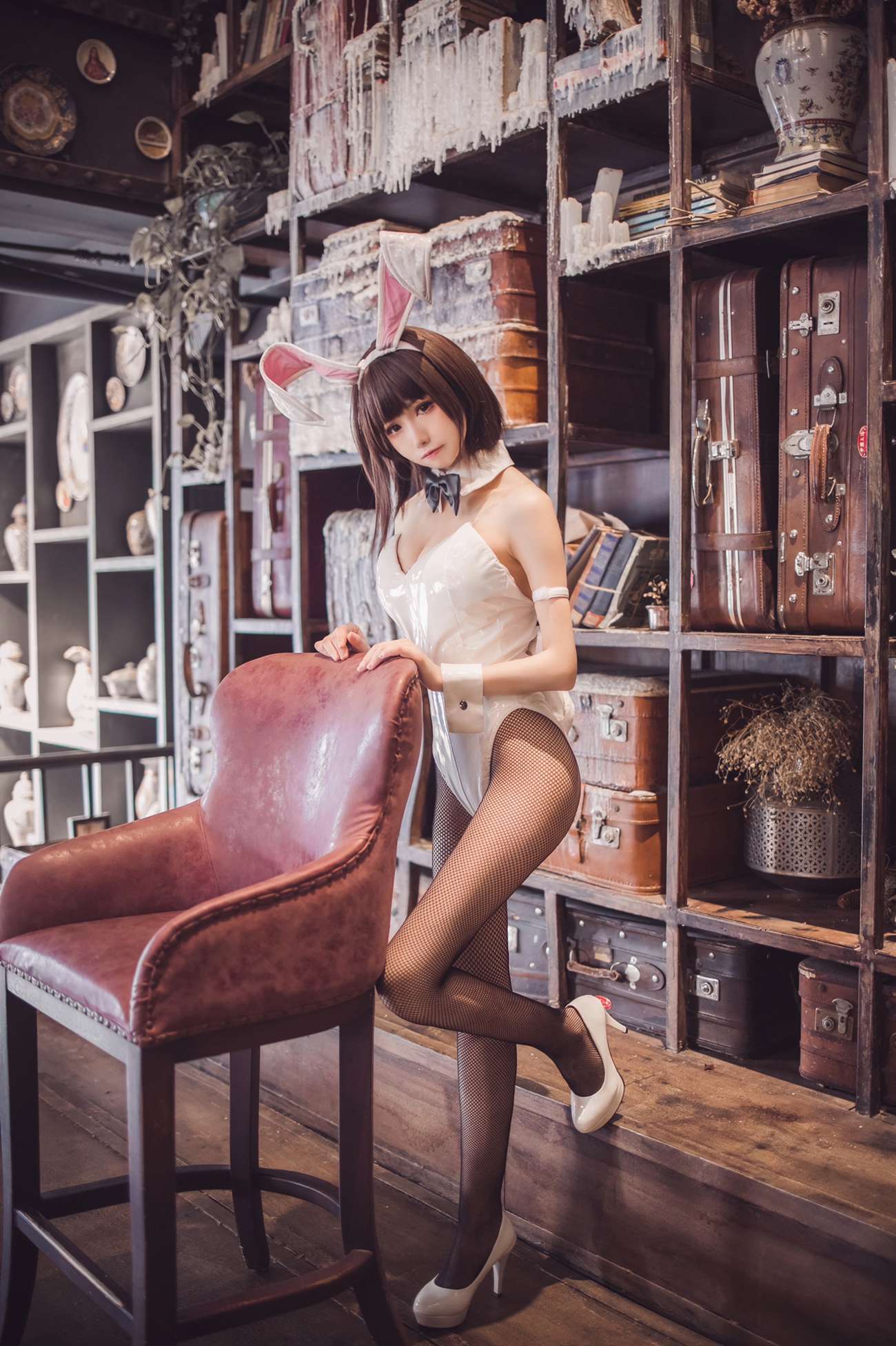 图片[13]-Coser衣衣 – 加藤惠兔女郎[52P] – 速更版-美库