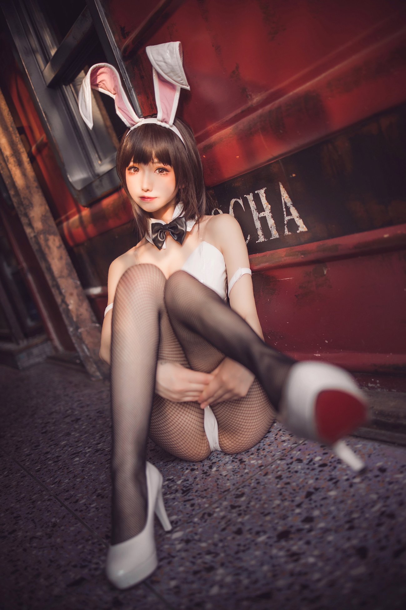 图片[15]-Coser衣衣 – 加藤惠兔女郎[52P] – 速更版-美库