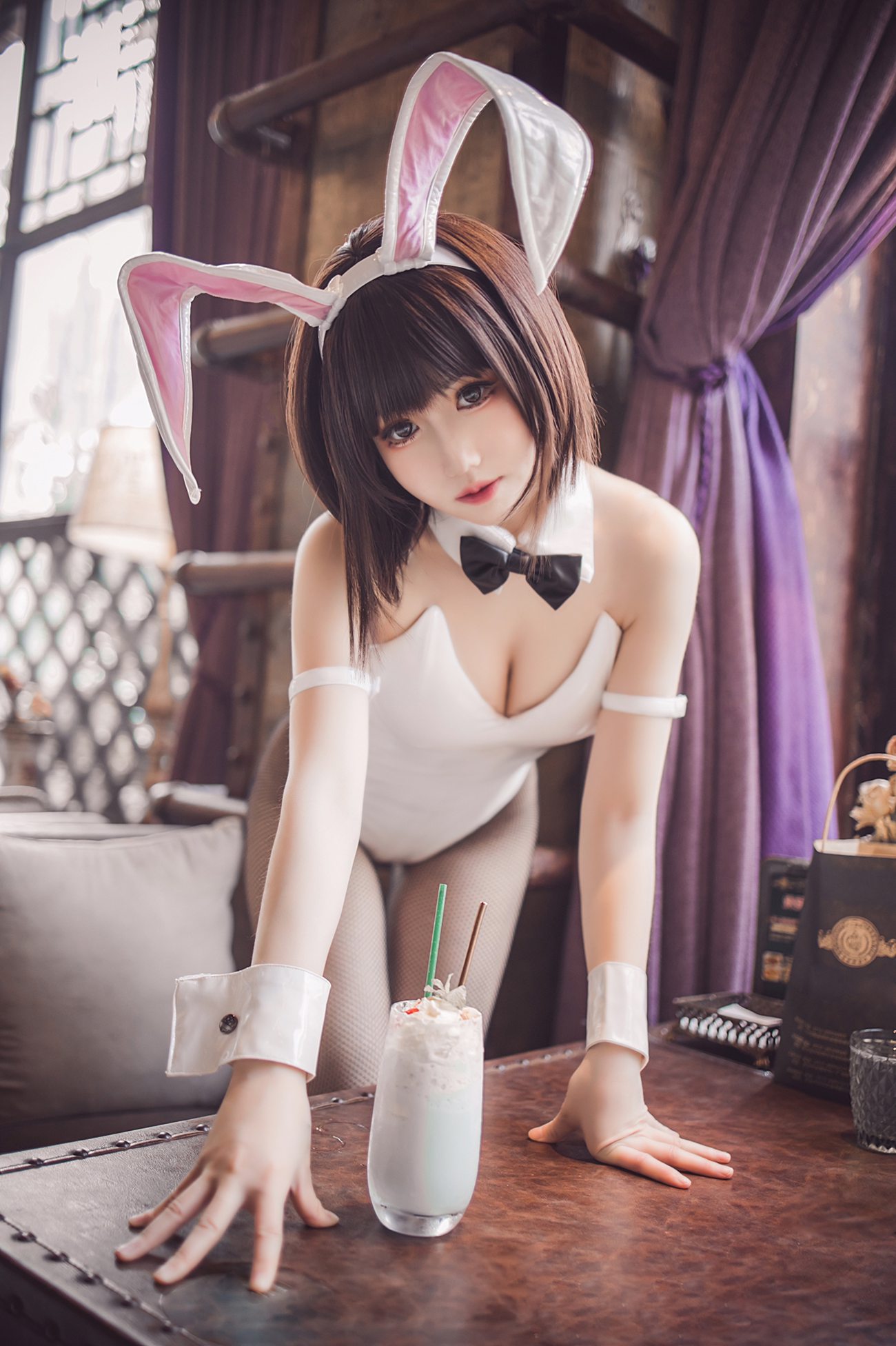 图片[44]-Coser衣衣 – 加藤惠兔女郎[52P] – 速更版-美库