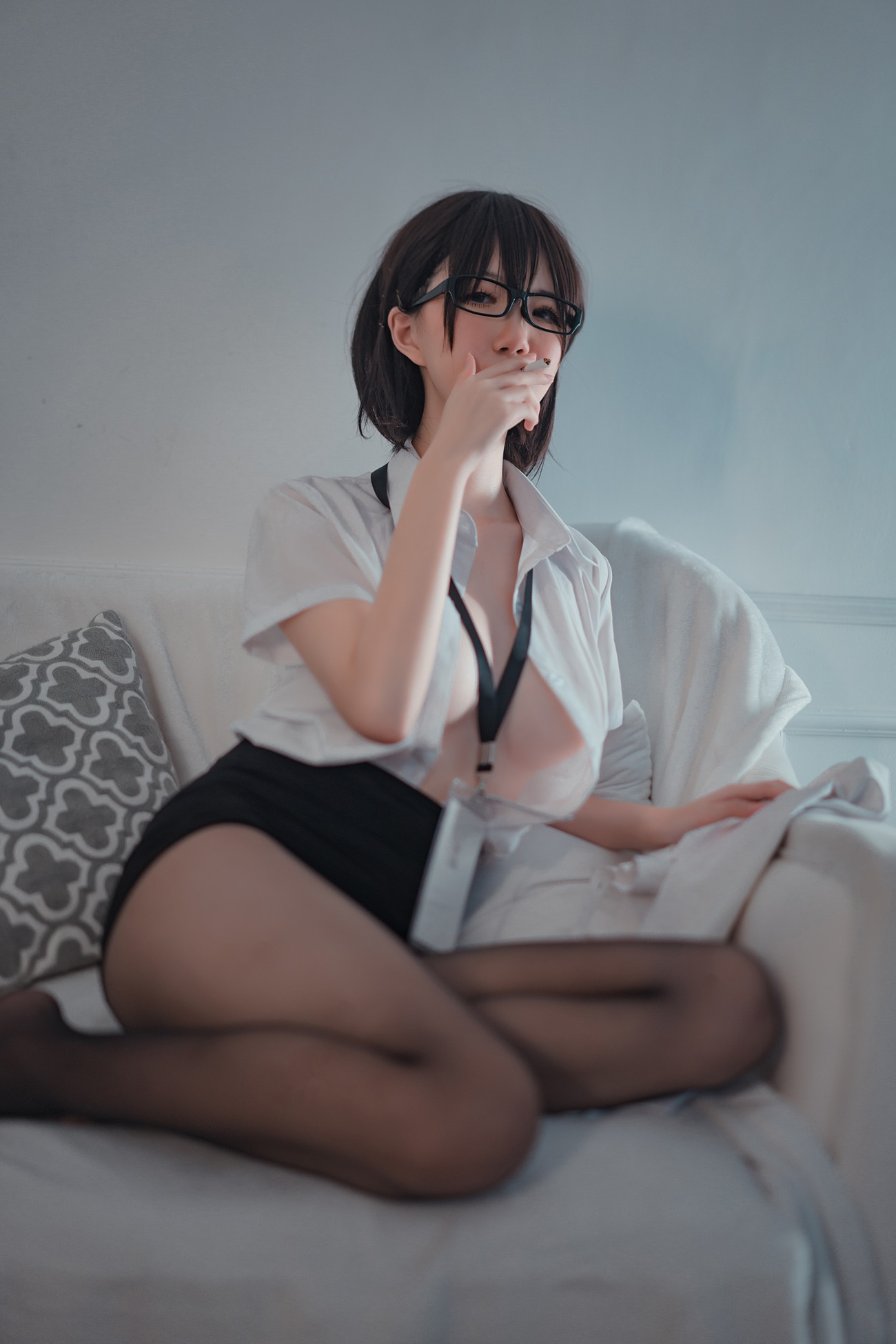 图片[42]-阿薰kaOri – 黑丝OL[45P] – 速更版-美库