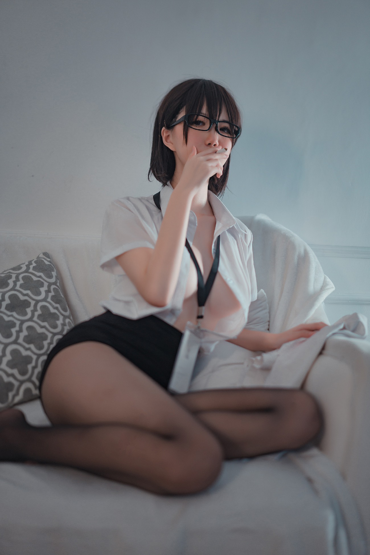 图片[45]-阿薰kaOri – 黑丝OL[45P] – 速更版-美库