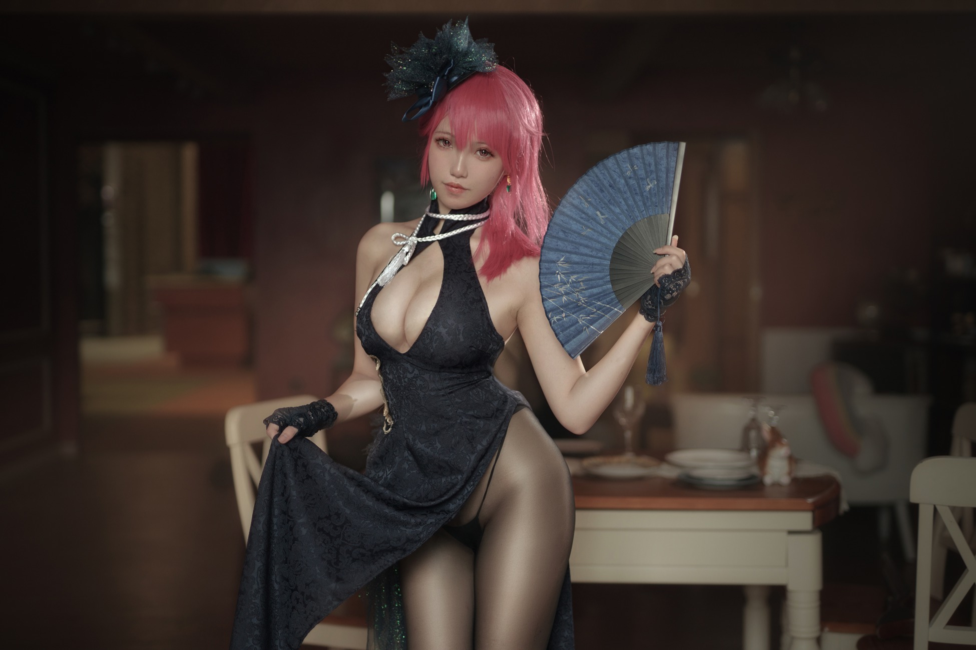 图片[11]-阿薰kaOri – 黑太子旗袍[20P] – 速更版-美库