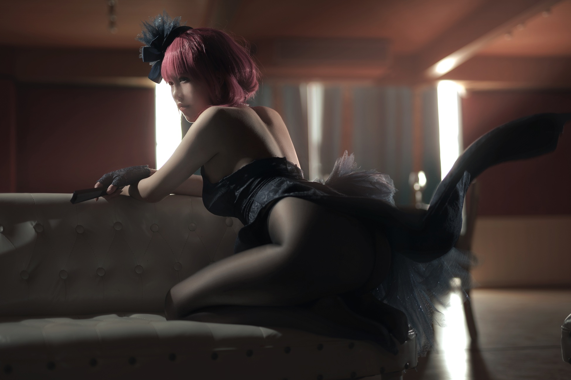 图片[20]-阿薰kaOri – 黑太子旗袍[20P] – 速更版-美库