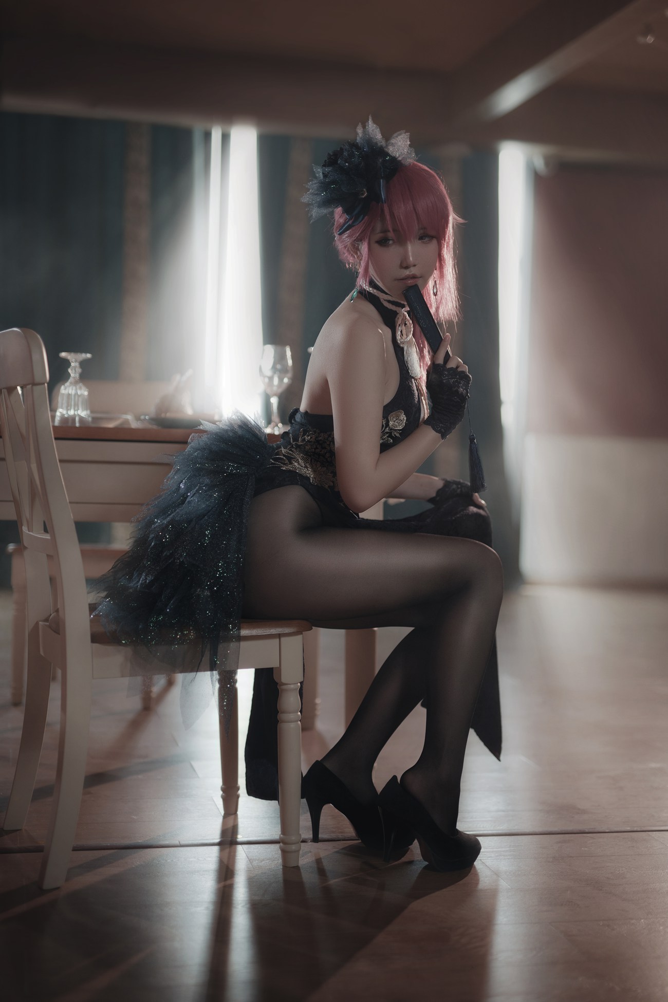 图片[21]-阿薰kaOri – 黑太子旗袍[20P] – 速更版-美库