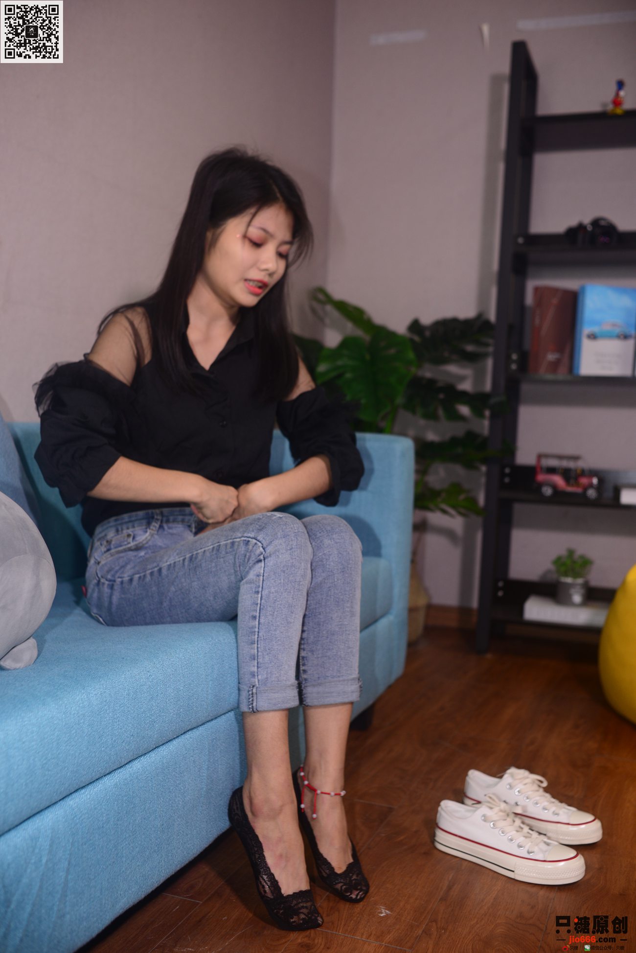 图片[10]-[只糖棉袜] NO.285 谢圆 蝉鸣漏进夏至[143P] – 速更版-美库