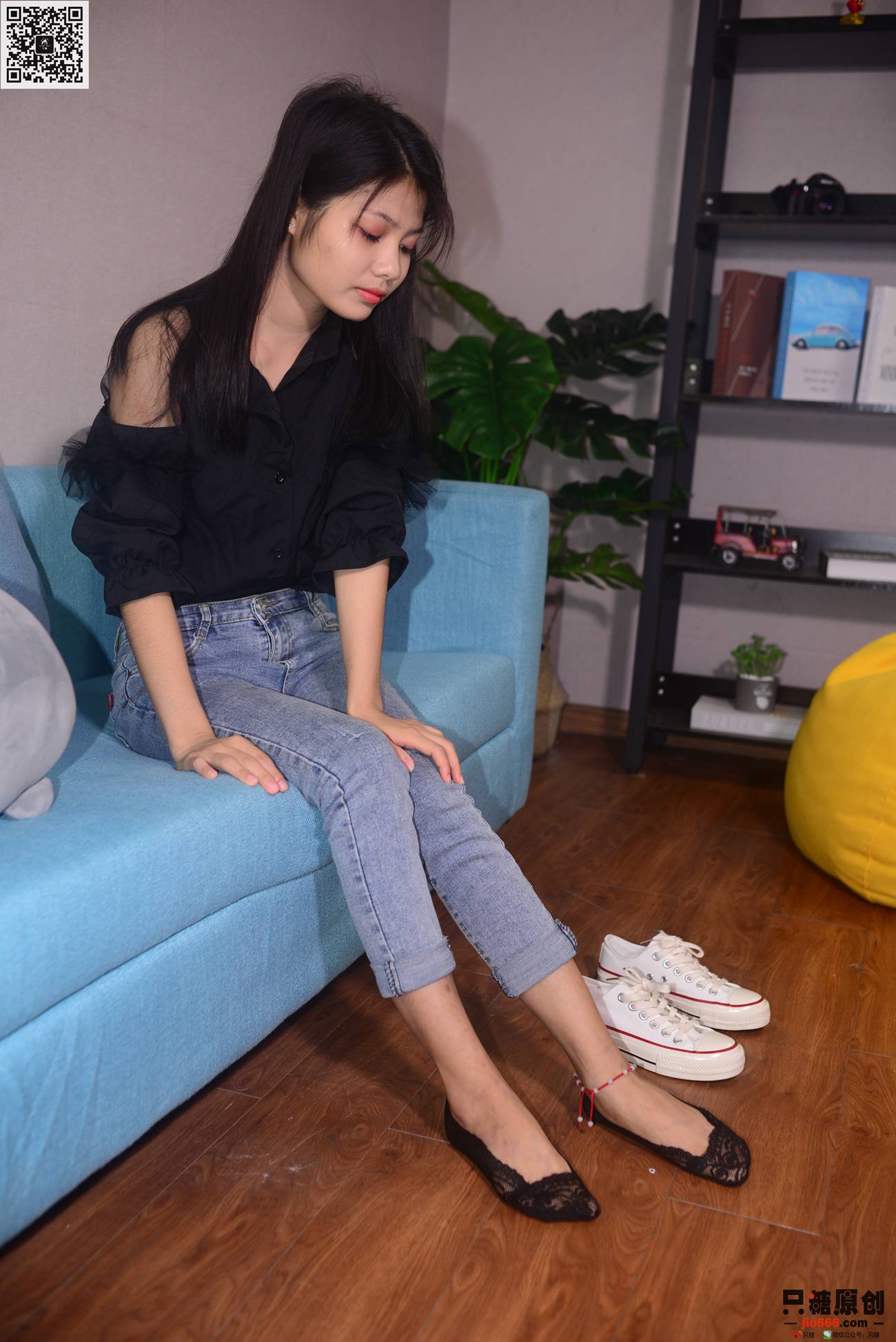 图片[16]-[只糖棉袜] NO.285 谢圆 蝉鸣漏进夏至[143P] – 速更版-美库