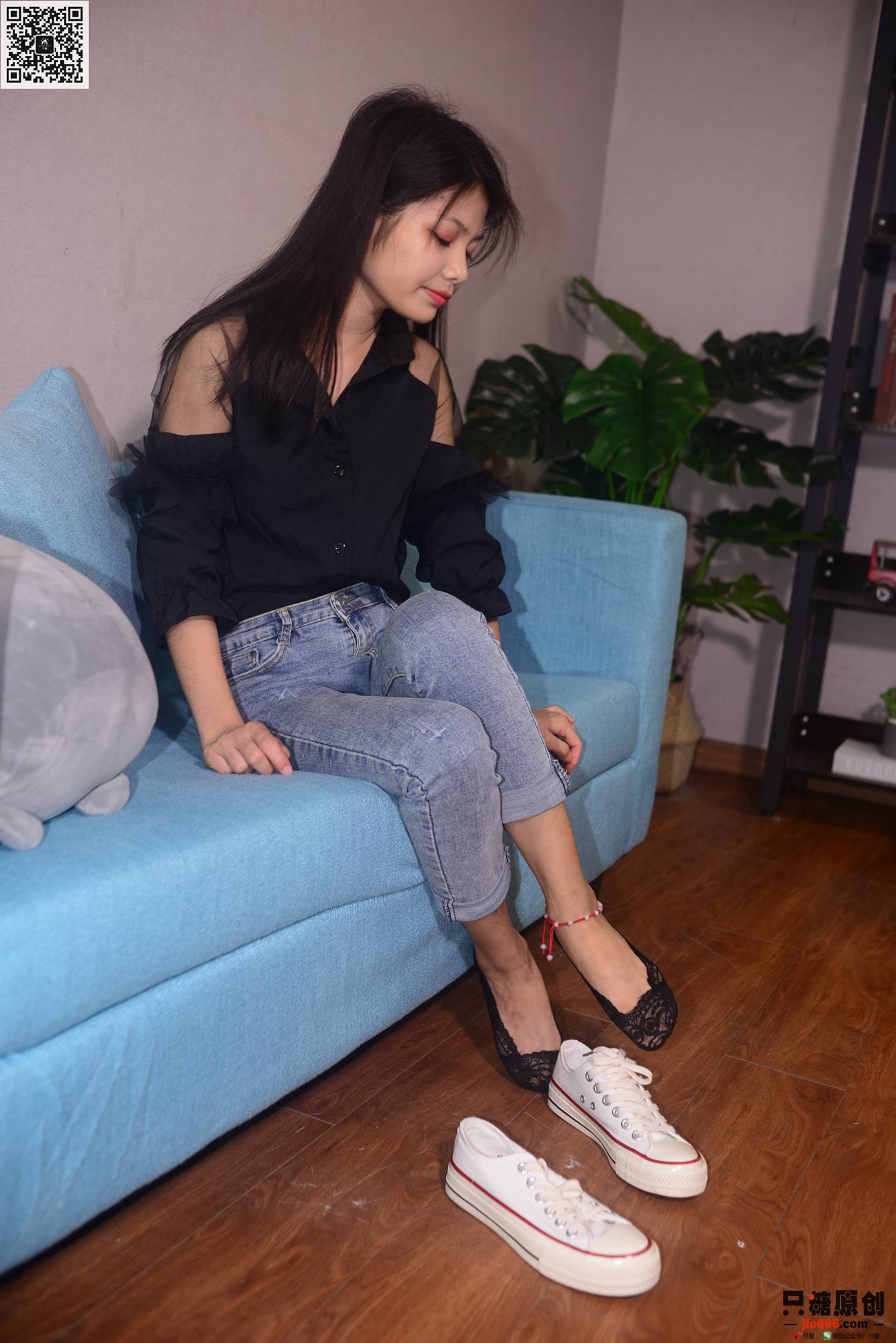 图片[21]-[只糖棉袜] NO.285 谢圆 蝉鸣漏进夏至[143P] – 速更版-美库