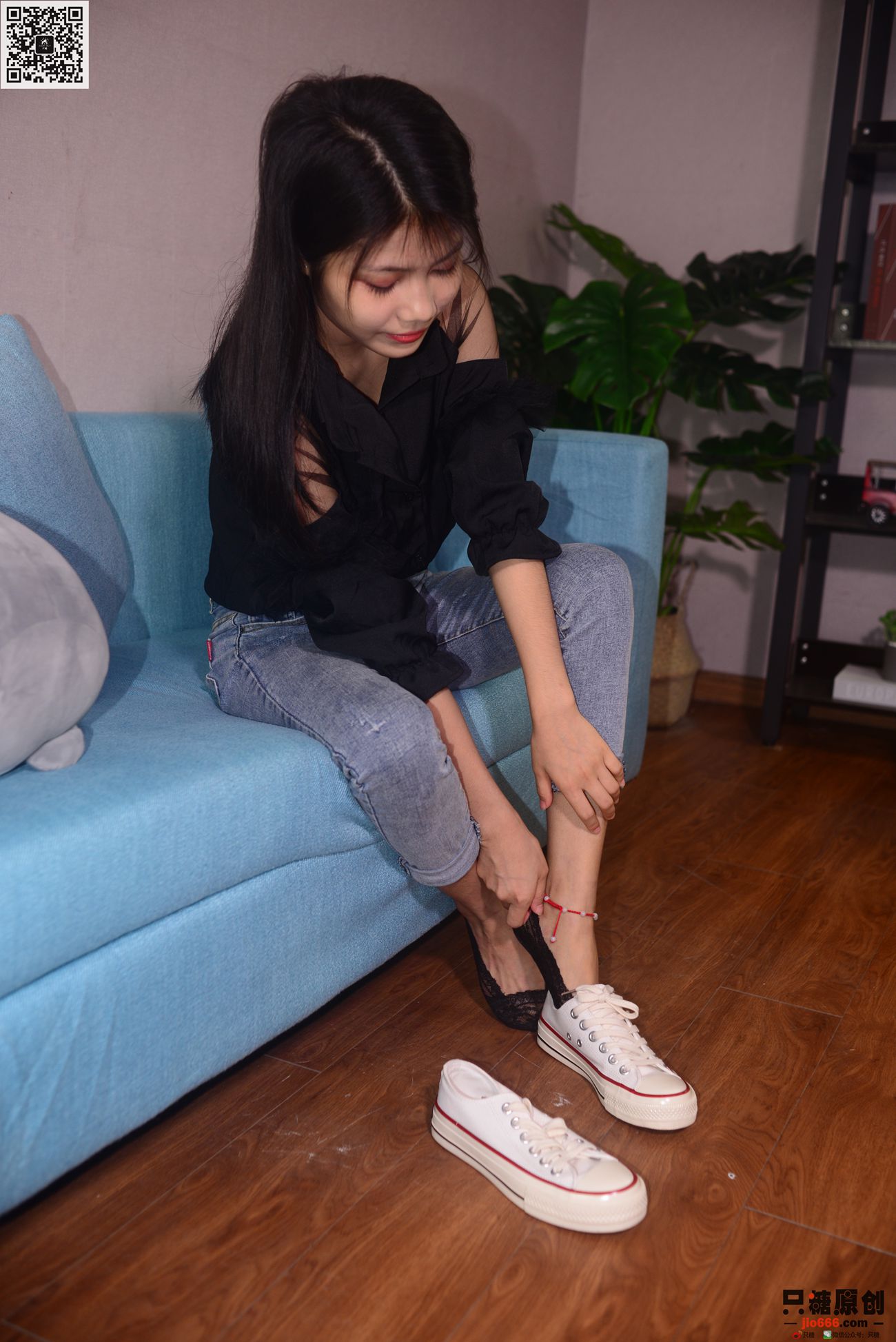 图片[24]-[只糖棉袜] NO.285 谢圆 蝉鸣漏进夏至[143P] – 速更版-美库