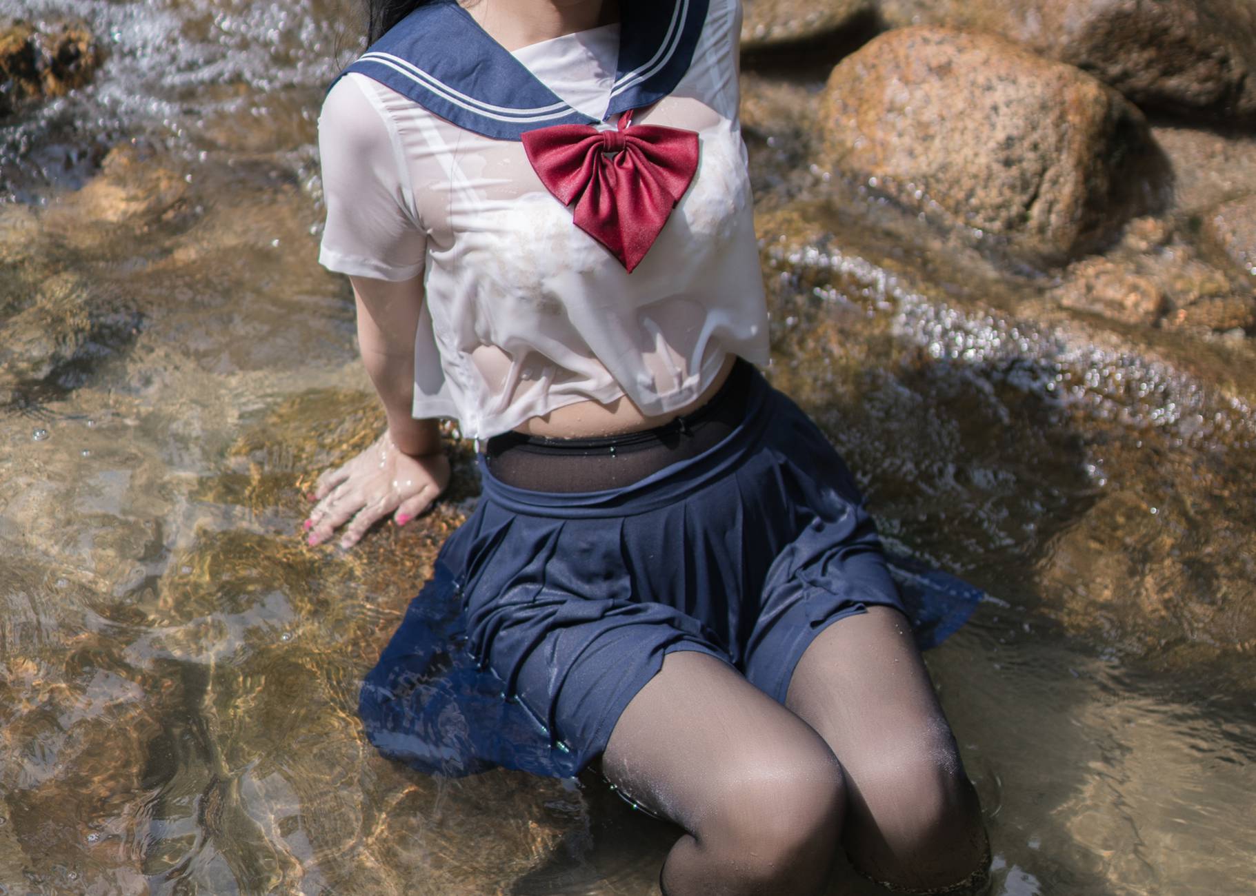 白烨 - 湿身JK水下版[98P] - 速更版-绅士图