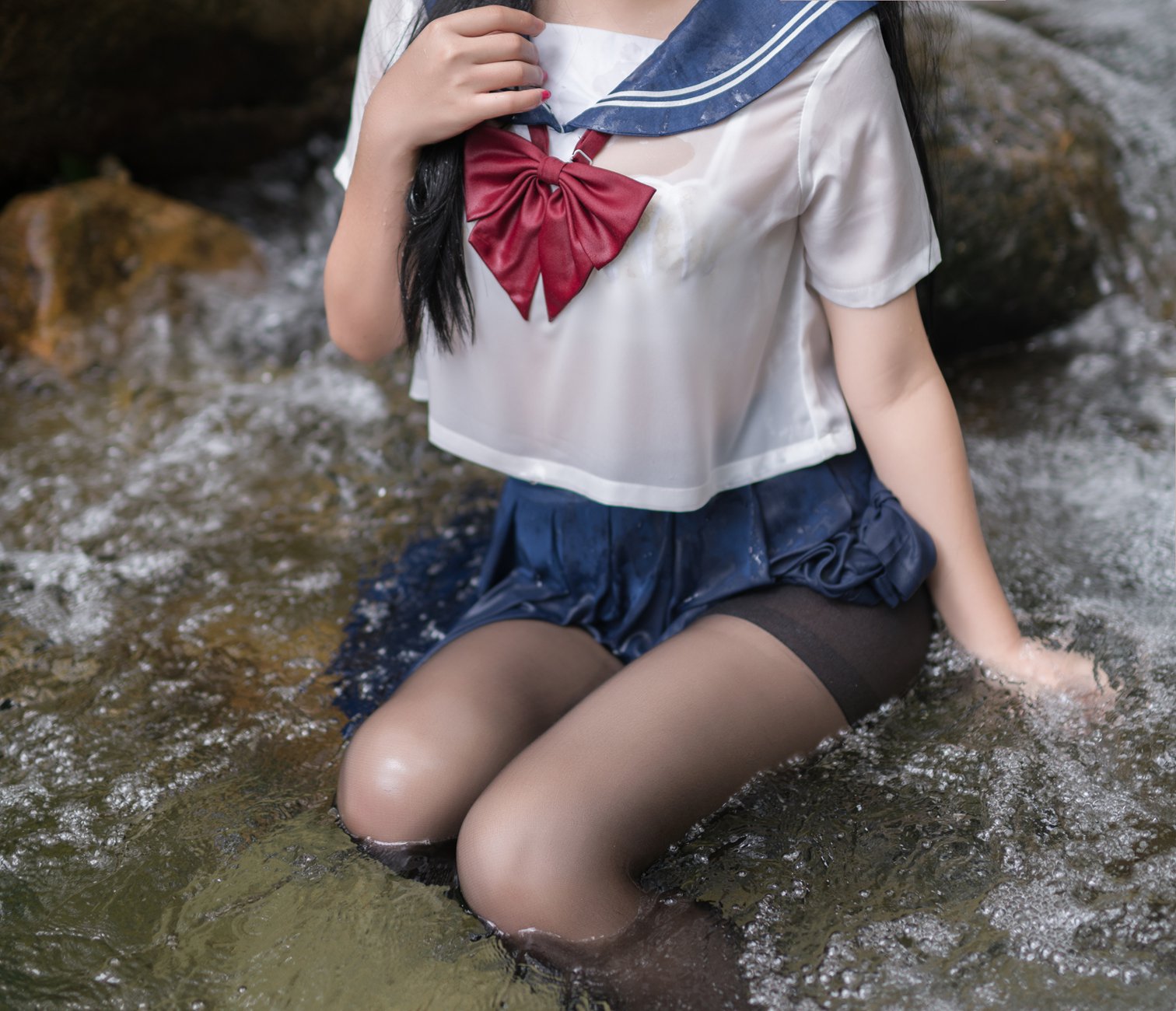 图片[26]-白烨 – 湿身JK水下版[98P] – 速更版-美库