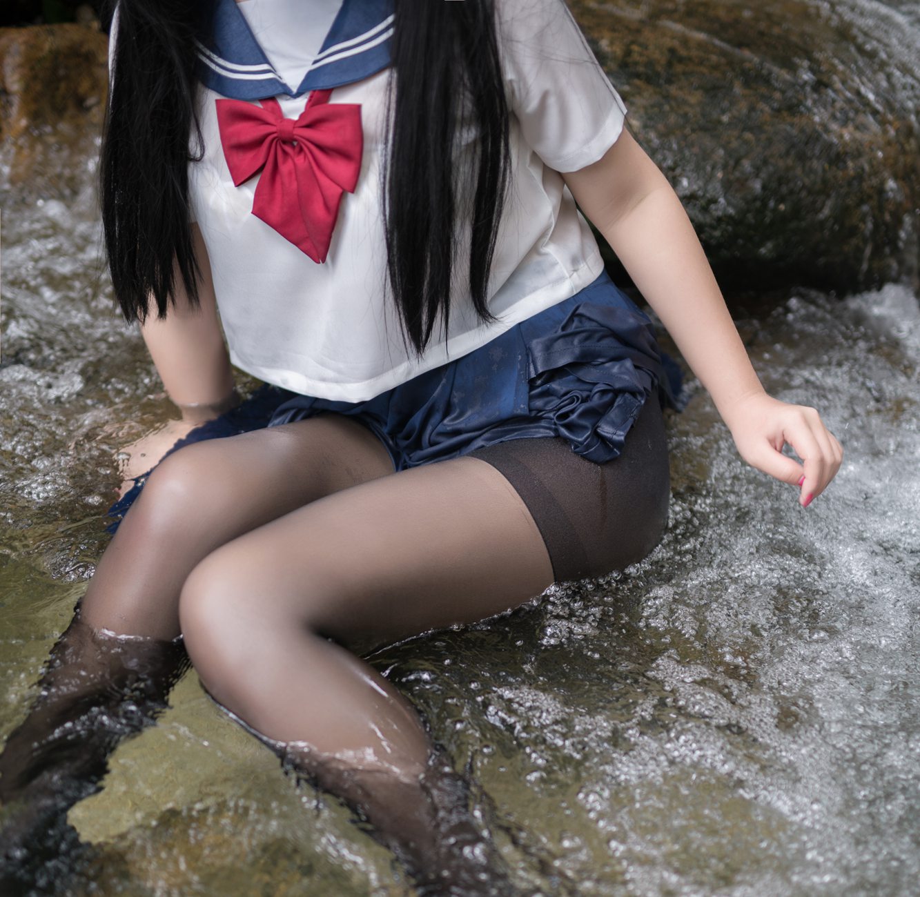 图片[30]-白烨 – 湿身JK水下版[98P] – 速更版-美库