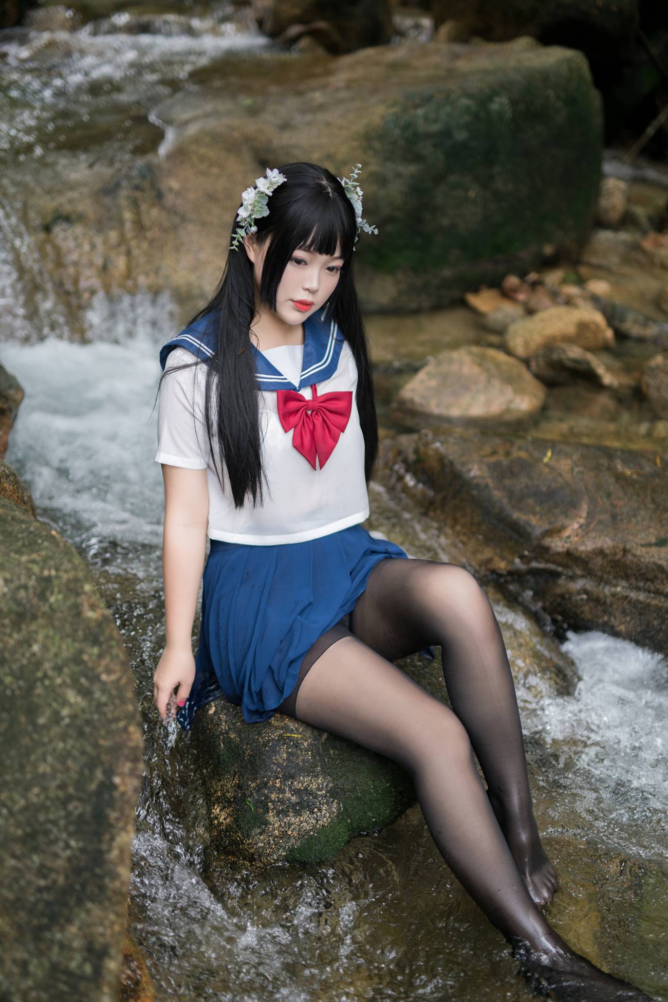 图片[37]-白烨 – 湿身JK水下版[98P] – 速更版-美库