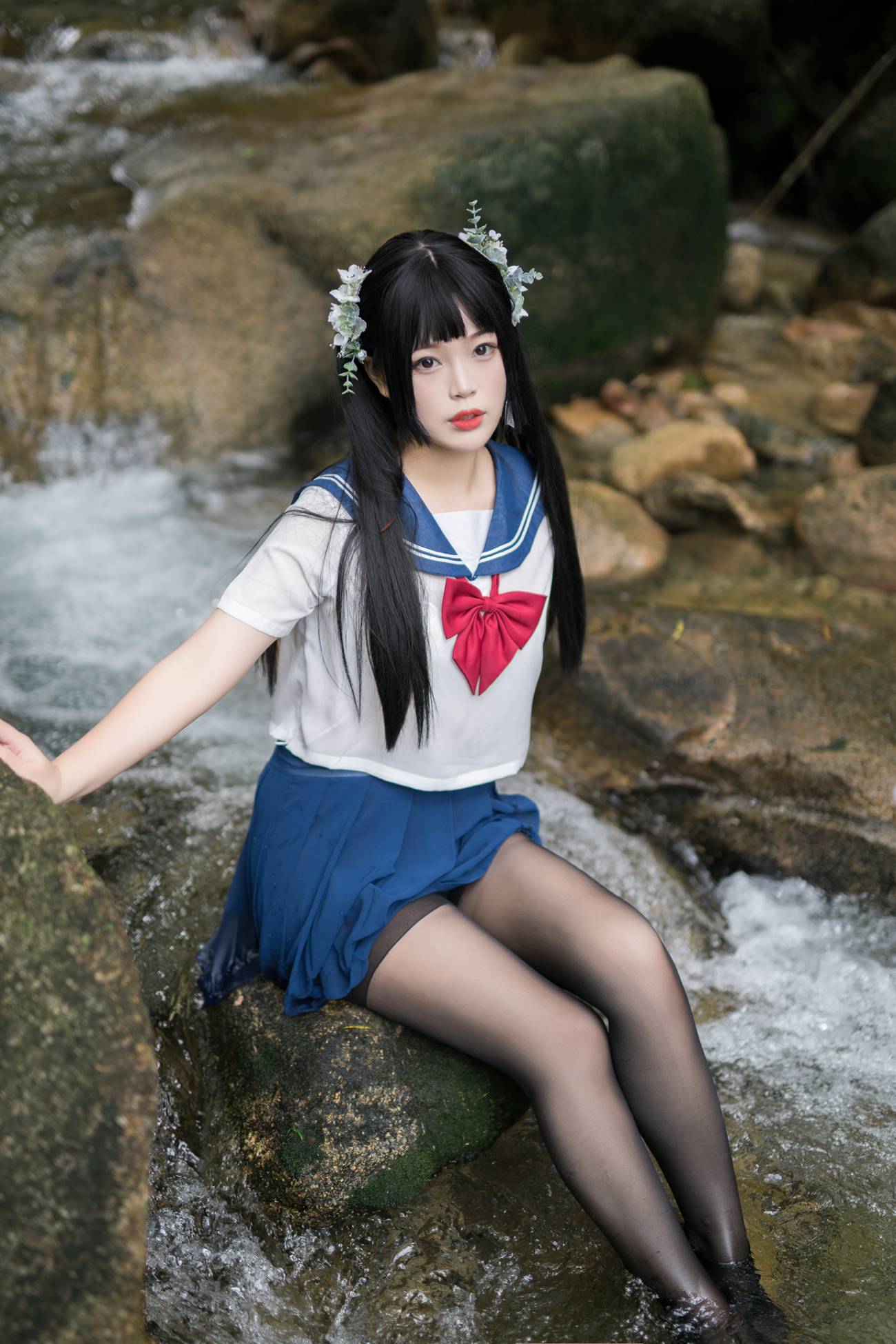 图片[39]-白烨 – 湿身JK水下版[98P] – 速更版-美库