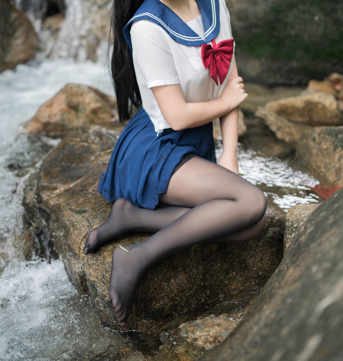 图片[41]-白烨 – 湿身JK水下版[98P] – 速更版-美库