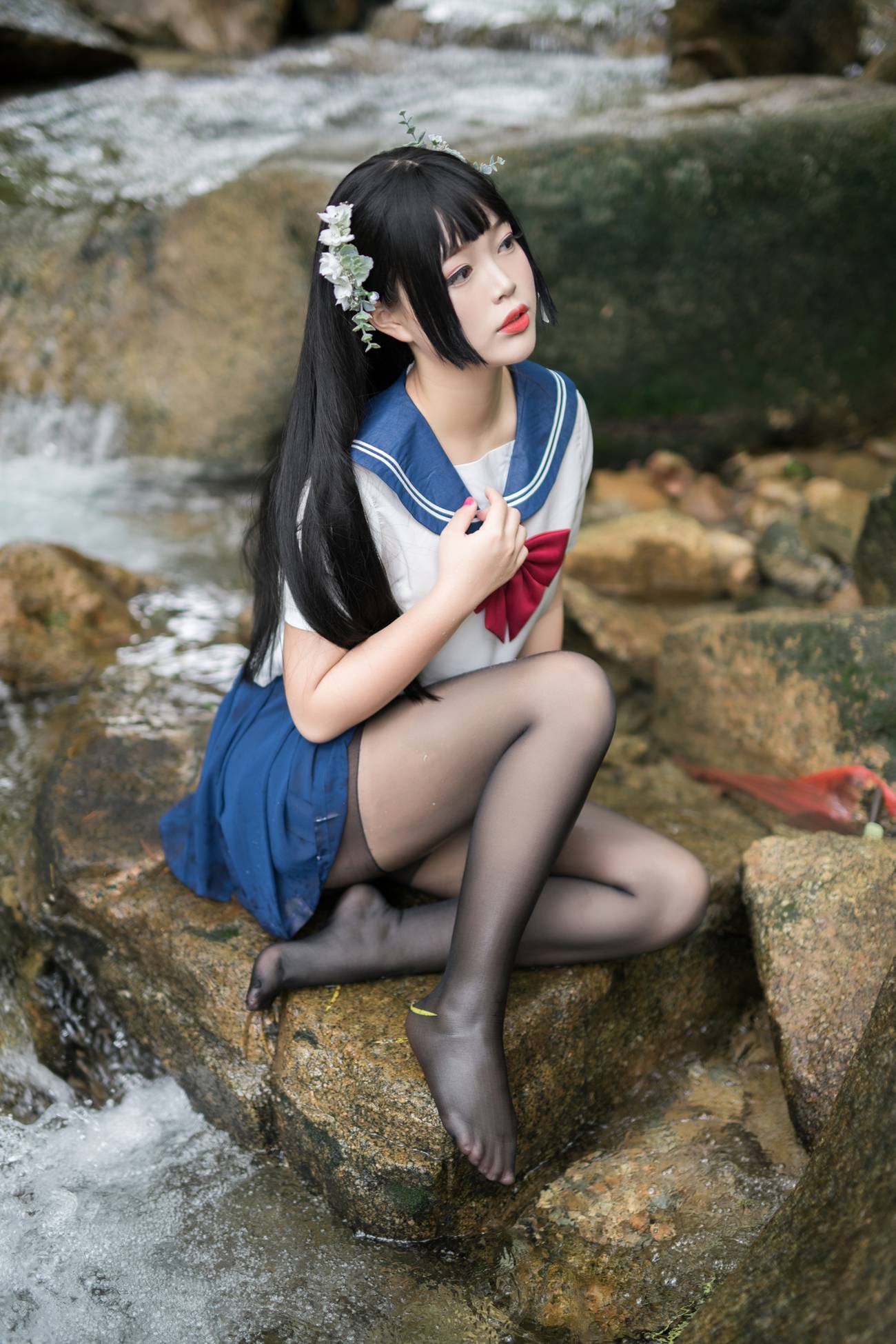 图片[42]-白烨 – 湿身JK水下版[98P] – 速更版-美库