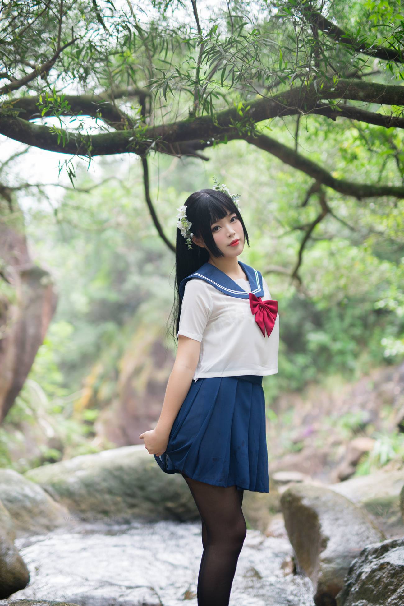 图片[58]-白烨 – 湿身JK水下版[98P] – 速更版-美库