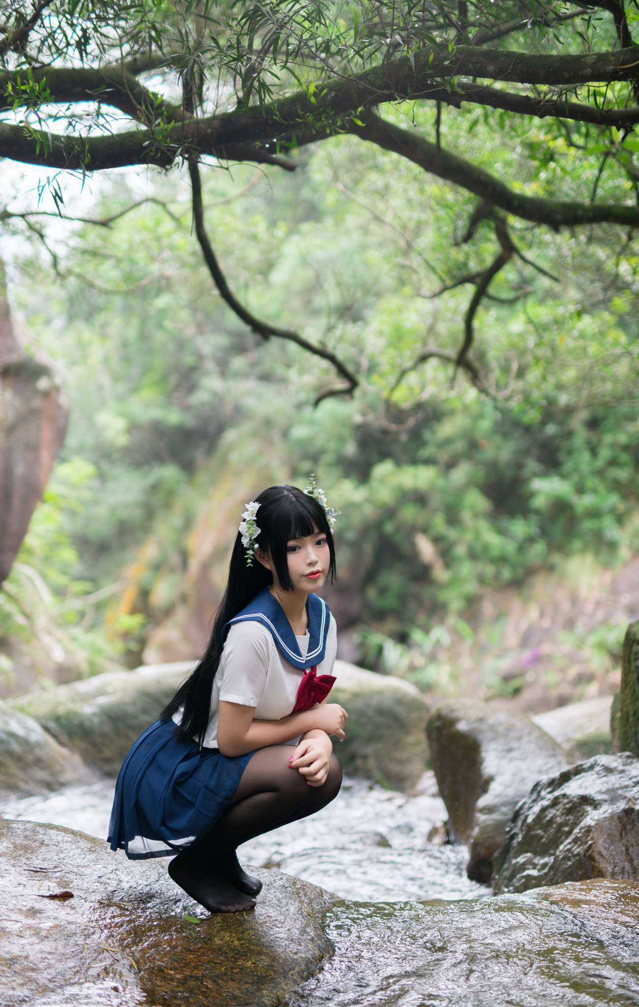 图片[60]-白烨 – 湿身JK水下版[98P] – 速更版-美库