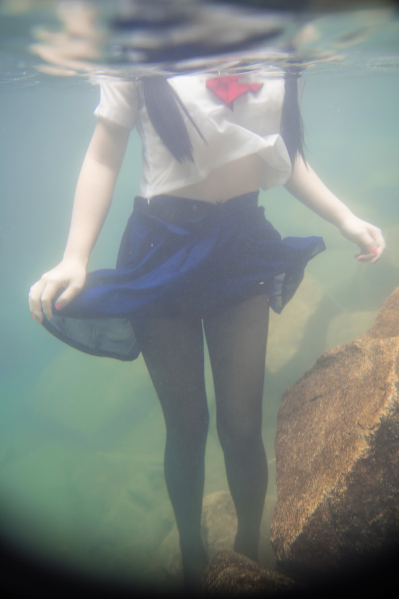 图片[61]-白烨 – 湿身JK水下版[98P] – 速更版-美库