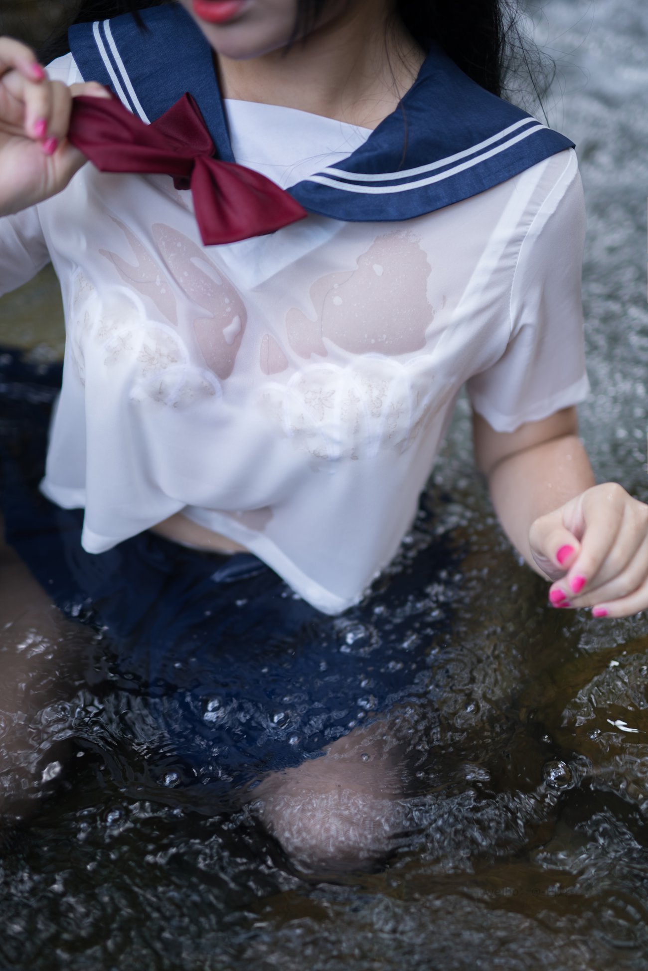 图片[69]-白烨 – 湿身JK水下版[98P] – 速更版-美库