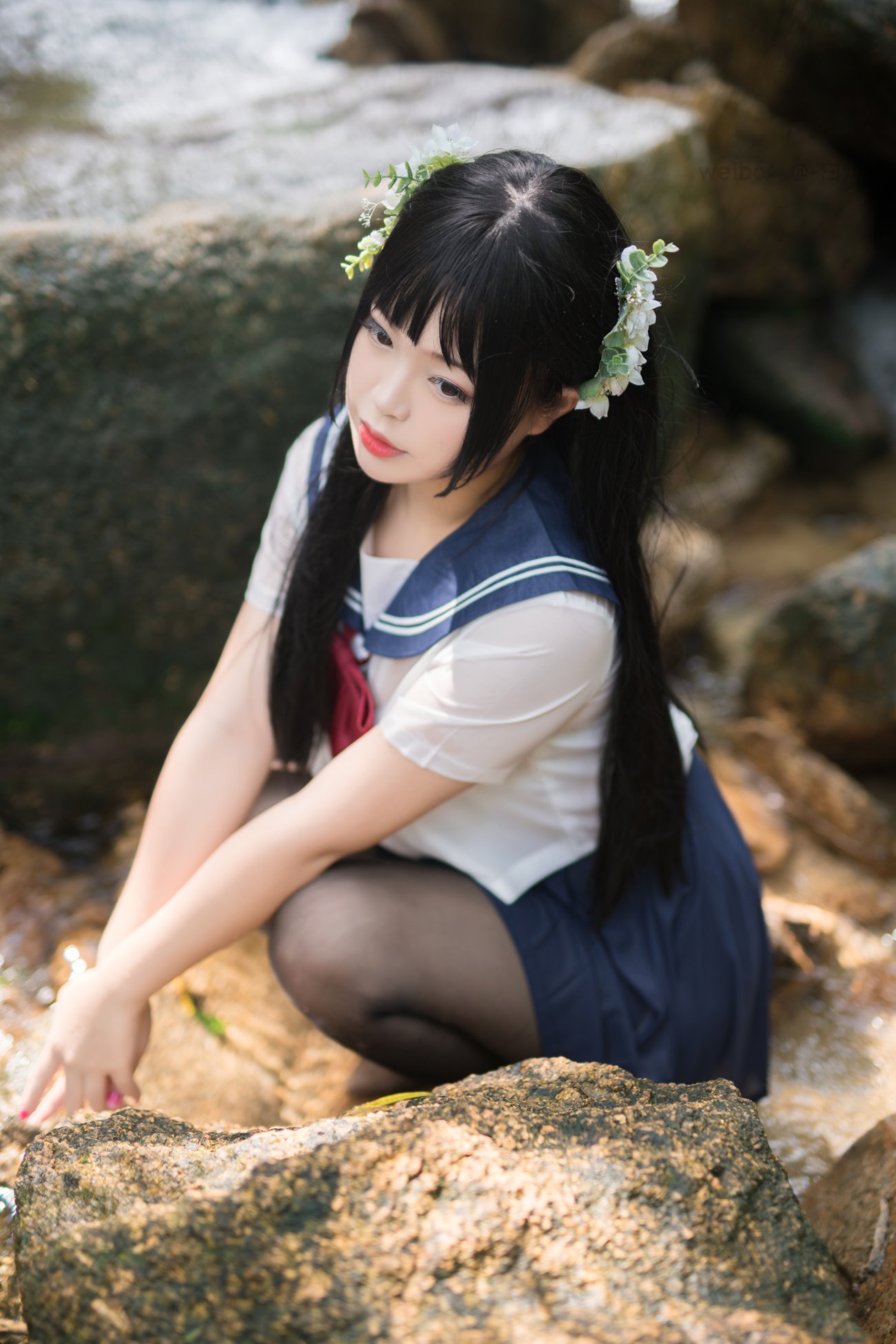 图片[92]-白烨 – 湿身JK水下版[98P] – 速更版-美库