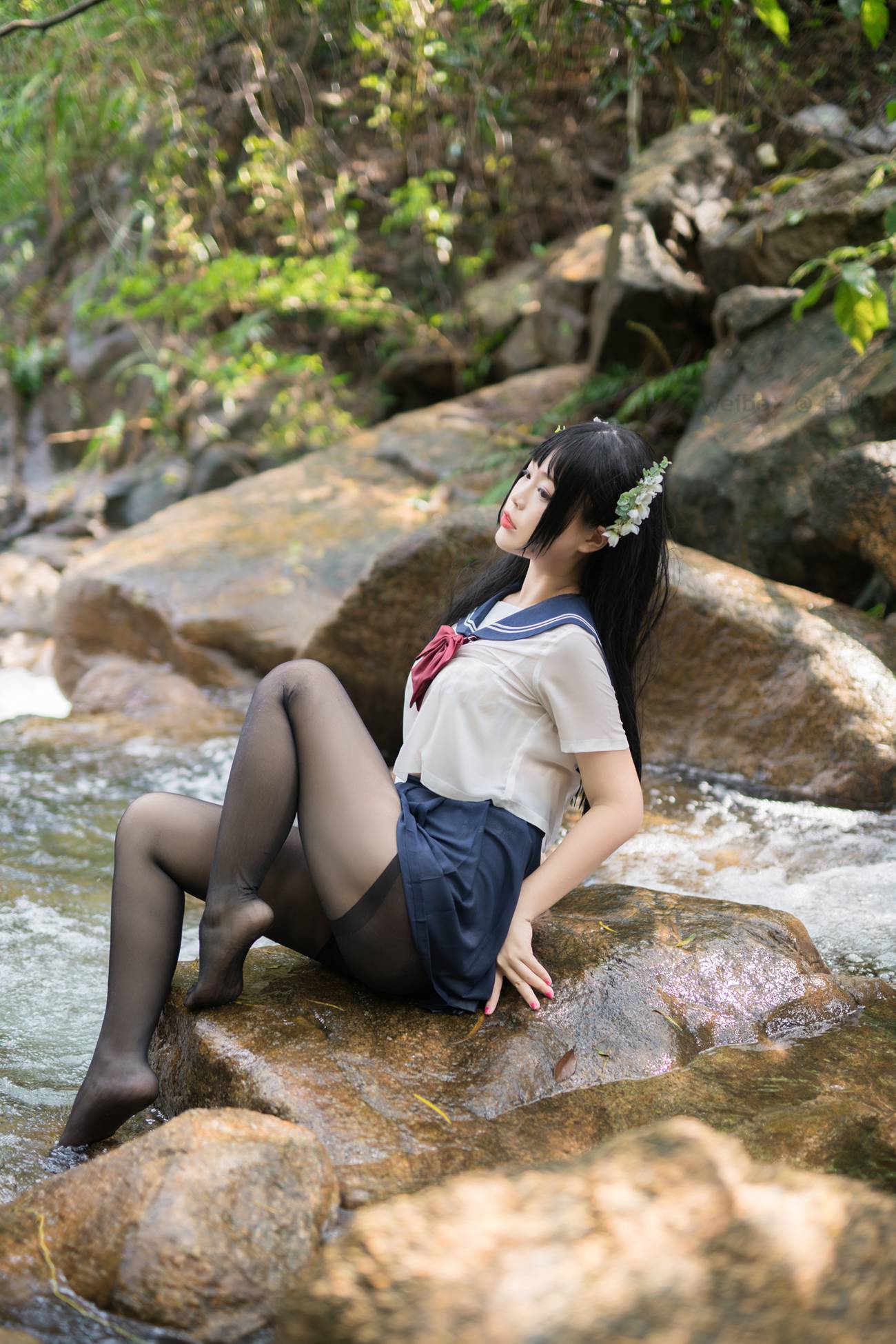 图片[95]-白烨 – 湿身JK水下版[98P] – 速更版-美库