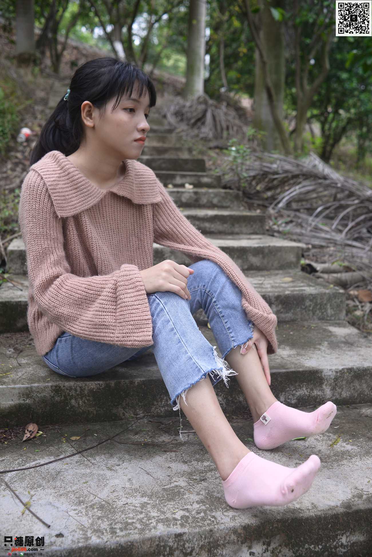 图片[15]-[只糖棉袜]NO.287 点点 温柔的晚风[156P] – 速更版-美库