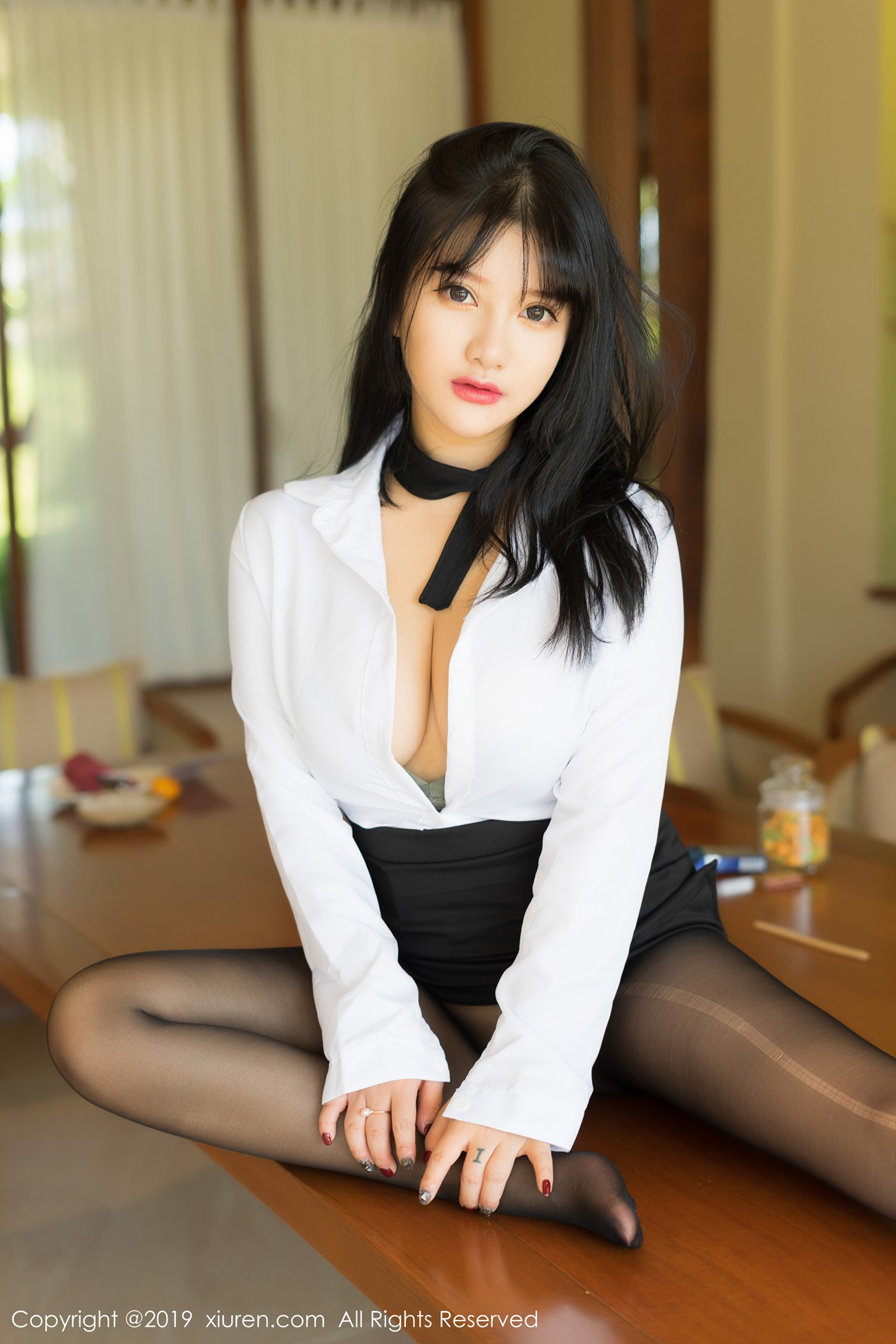 图片[53]-[Xiuren秀人网]XR20190828N01653 2019.08.28 NO.1653 黑丝袜的性感秘书 小尤奈[53+1P] – 速更版-美库