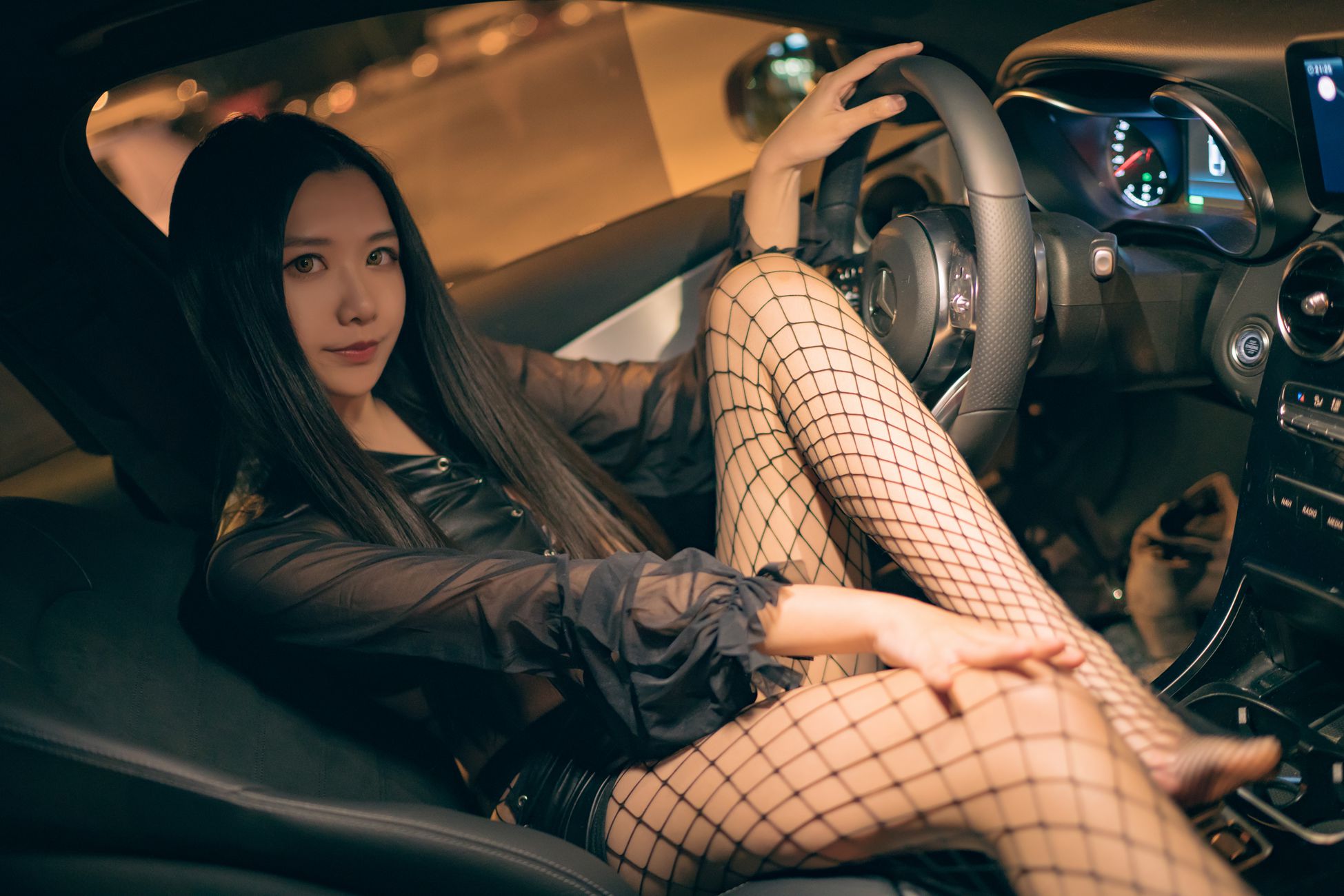 图片[14]-源纱希喵喵喵  香车美人[16P] – 速更版-美库