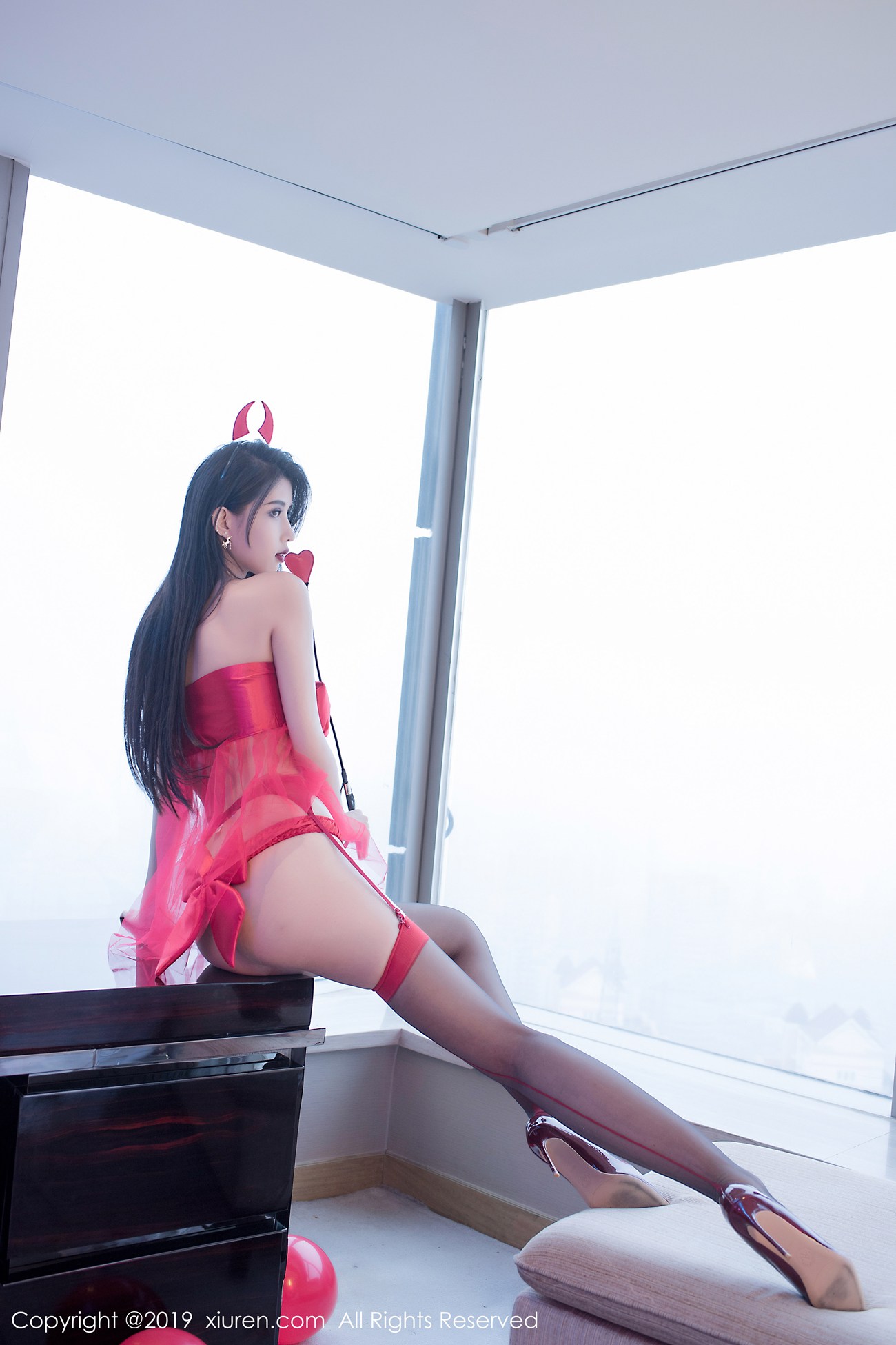 图片[31]-[Xiuren秀人网]XR20191223N01871 2019.12.23 NO.1871 黑色蝴蝶结轻纱圣诞装 葛征Model[81+1P] – 速更版-美库