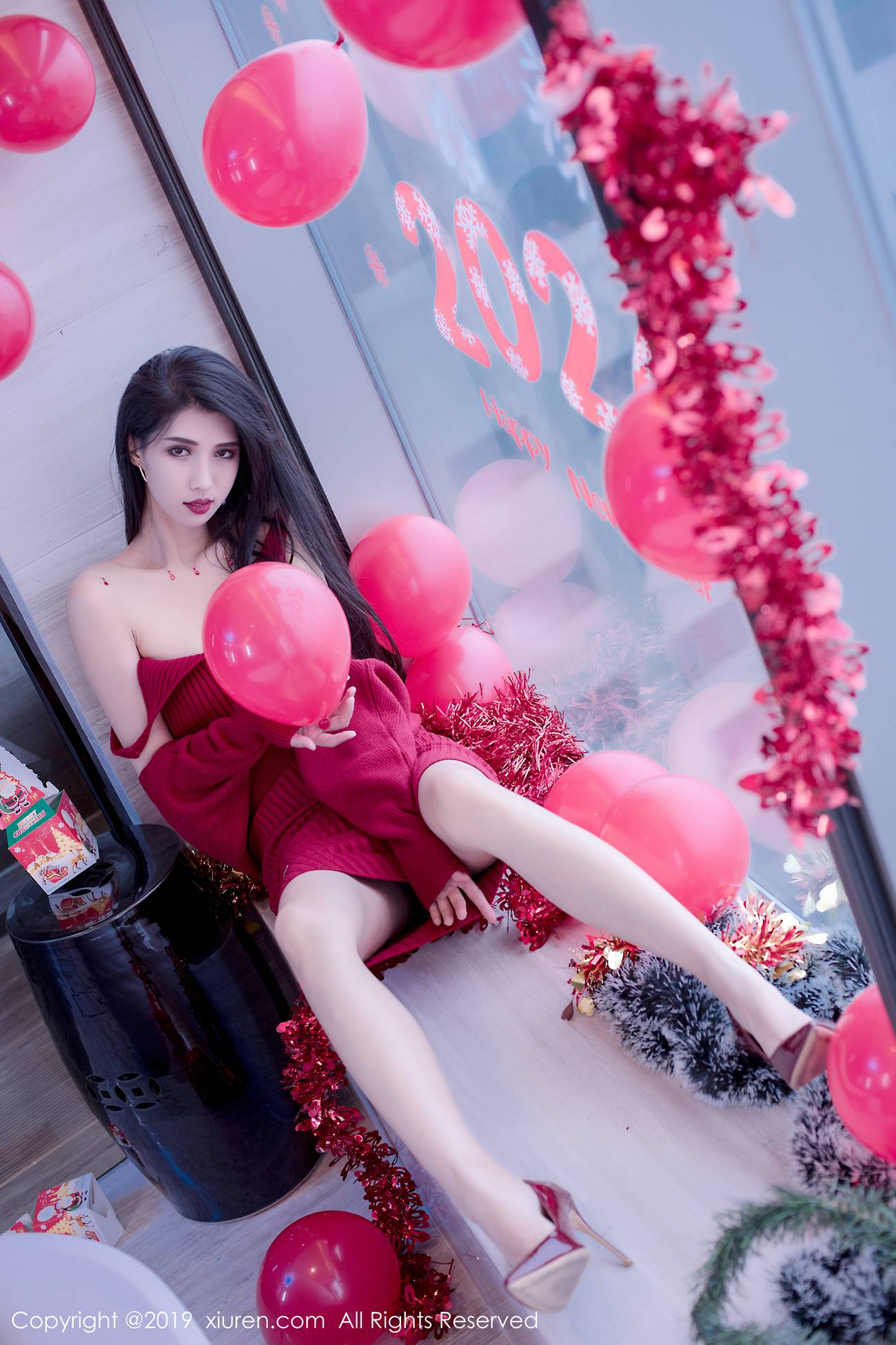 图片[73]-[Xiuren秀人网]XR20191223N01871 2019.12.23 NO.1871 黑色蝴蝶结轻纱圣诞装 葛征Model[81+1P] – 速更版-美库